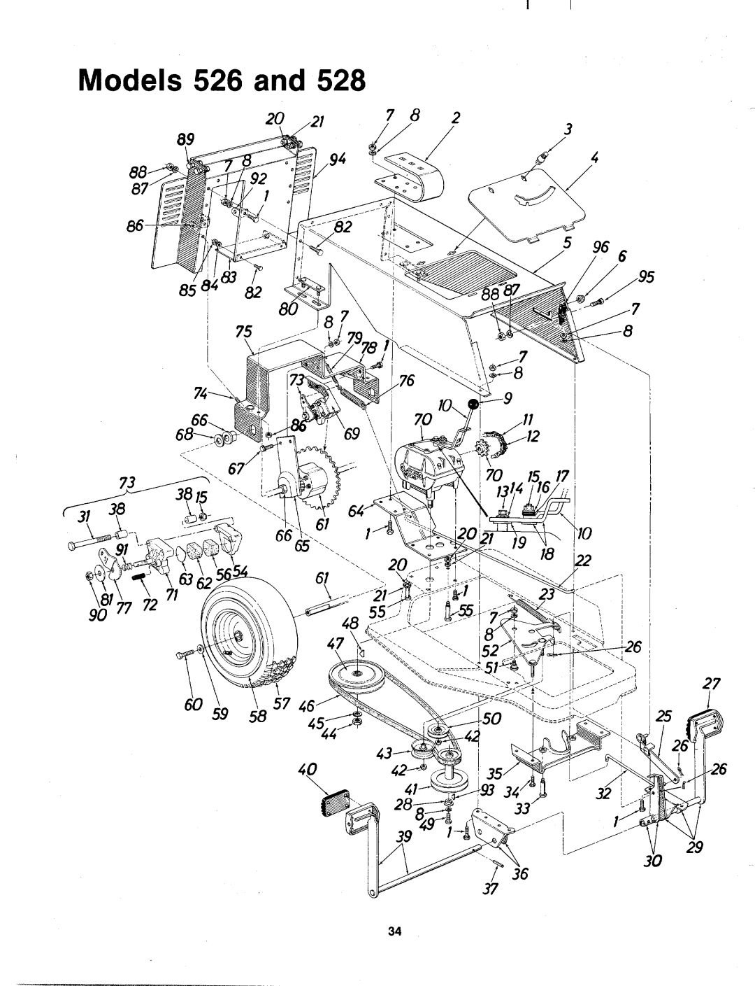 MTD 133-528A, 133-526A manual 