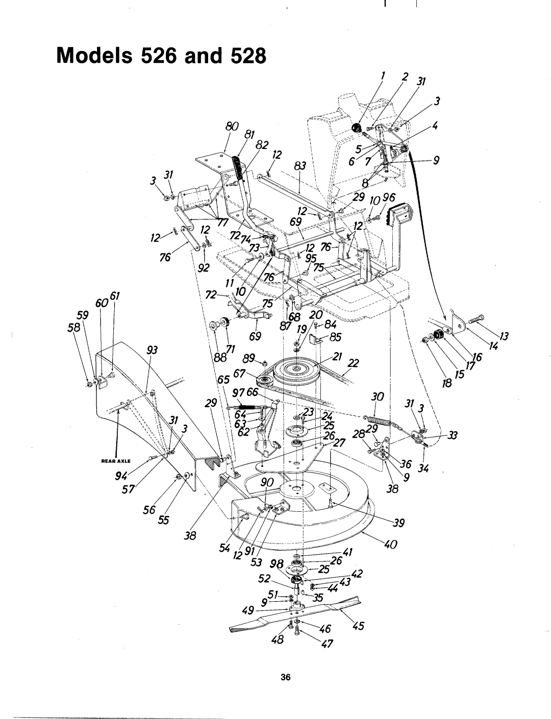 MTD 133-528A, 133-526A manual 