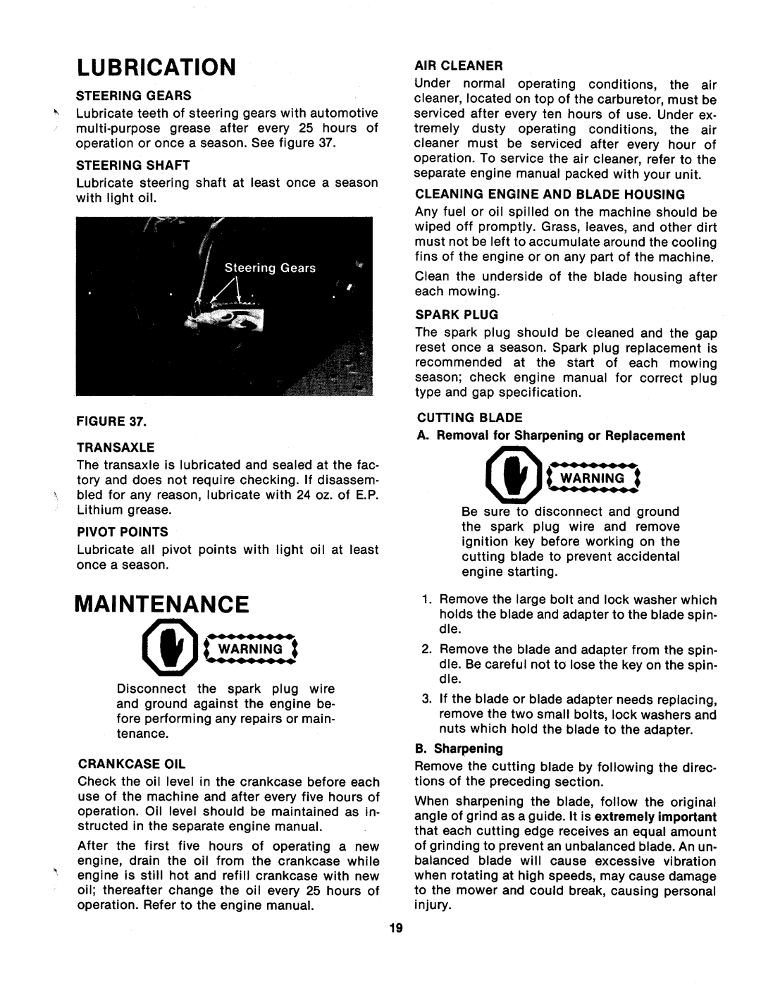 MTD 133-699A manual 