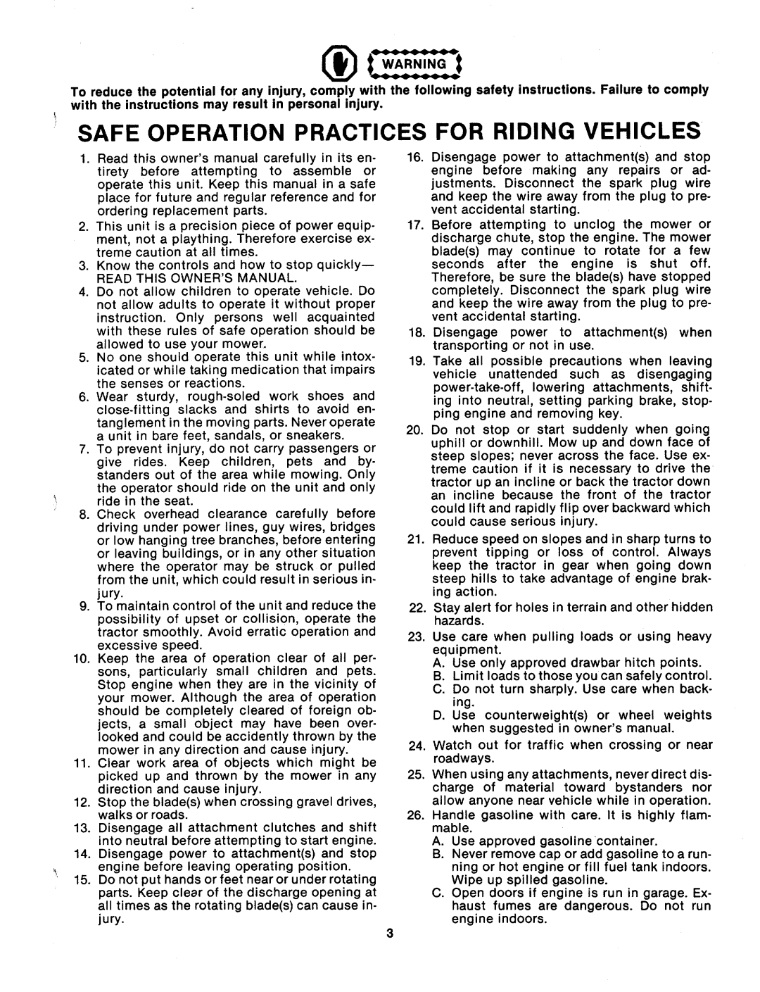 MTD 133-699A manual 