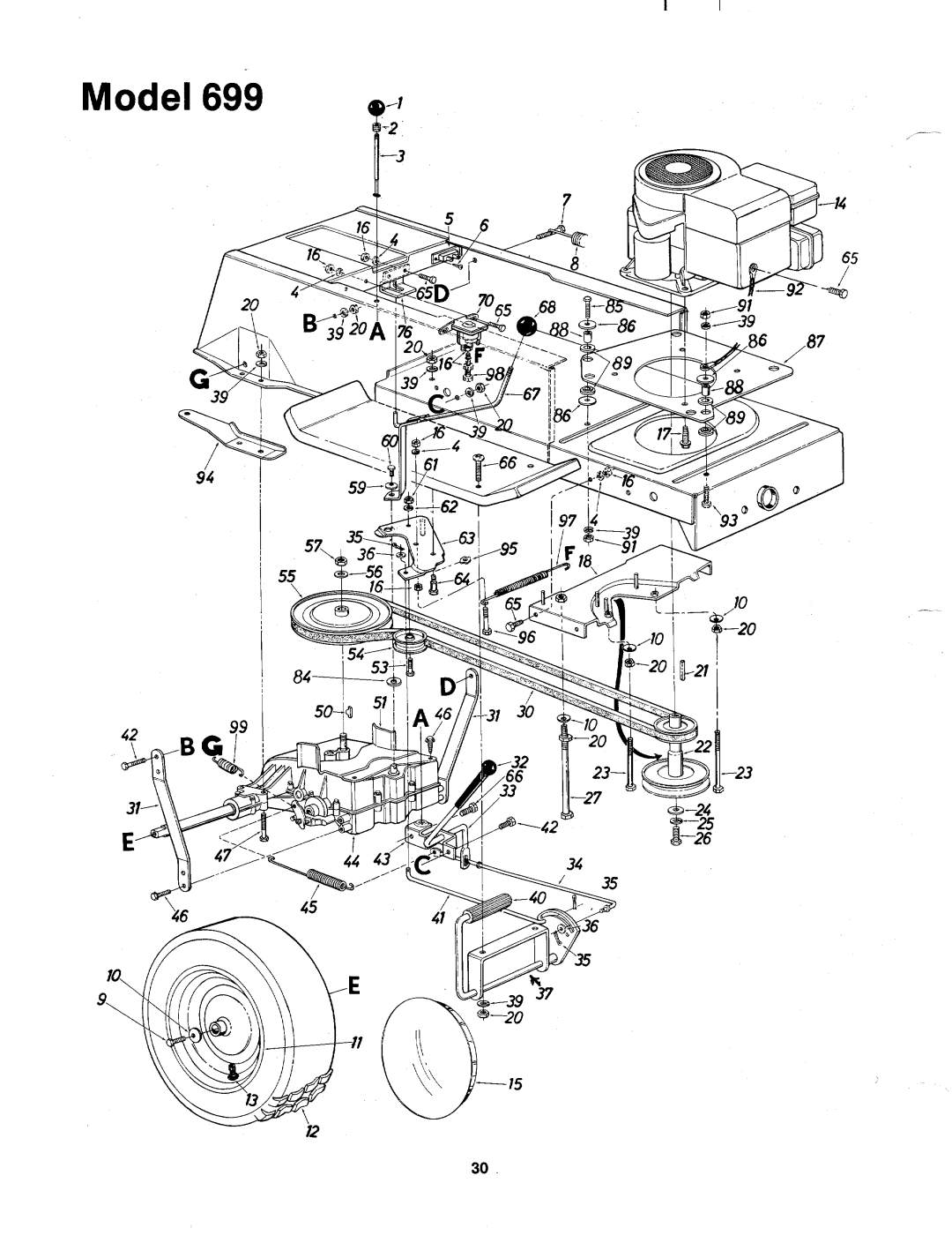 MTD 133-699A manual 