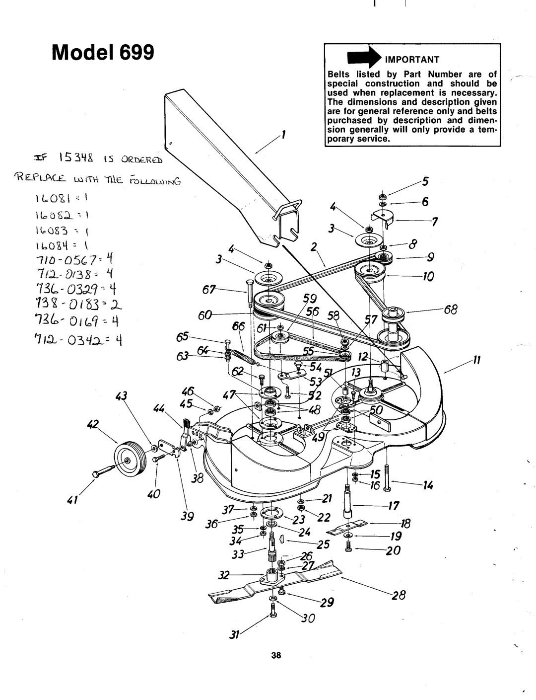 MTD 133-699A manual 