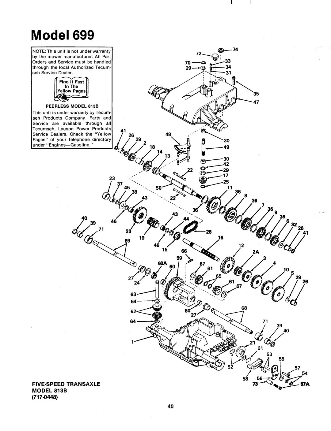 MTD 133-699A manual 