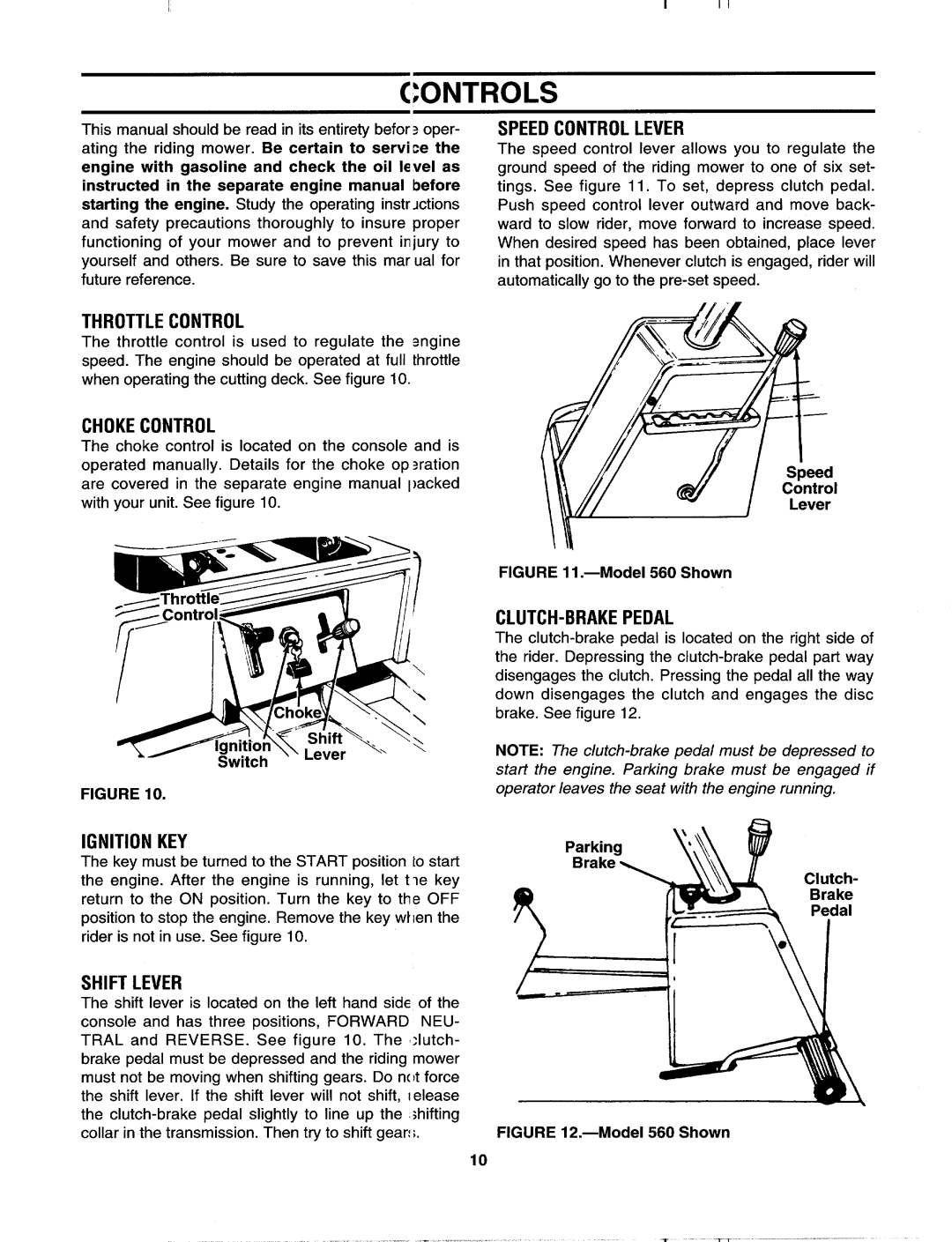 MTD 133I561F000, 133A560B00 manual 