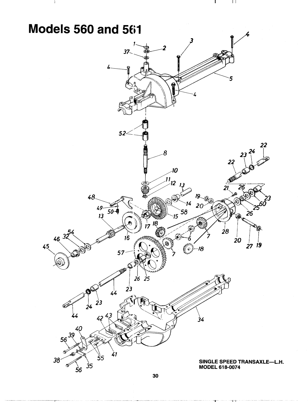 MTD 133I561F000, 133A560B00 manual 