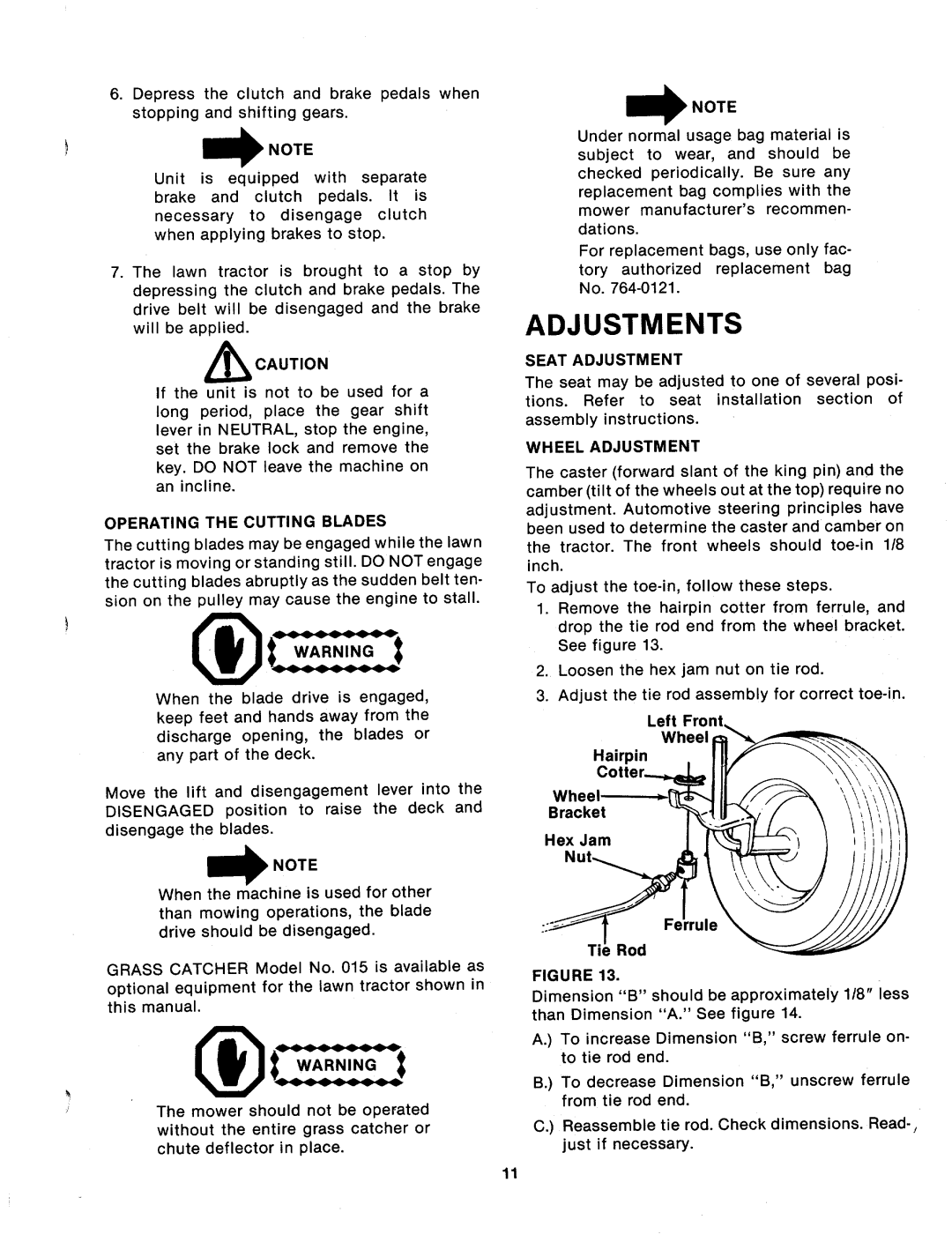 MTD 134-398-000, 134-395-000, 134-397-000 manual 