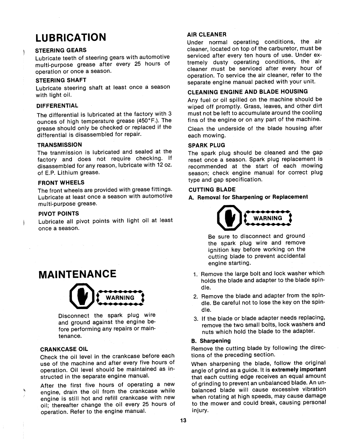 MTD 134-397-000, 134-395-000, 134-398-000 manual 