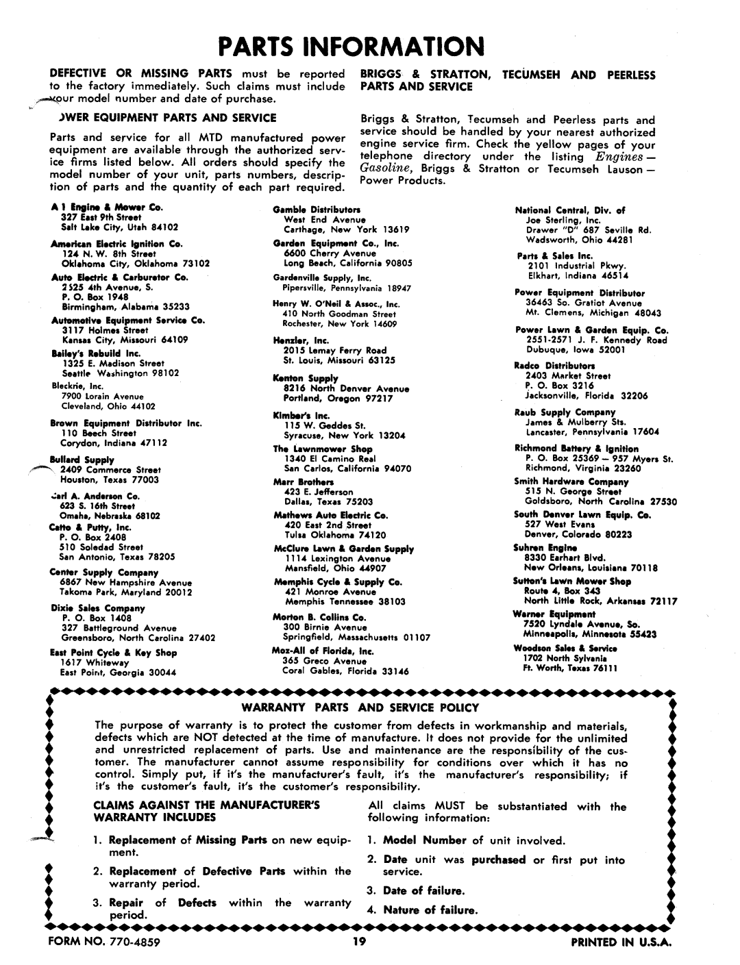 MTD 134-410A manual 