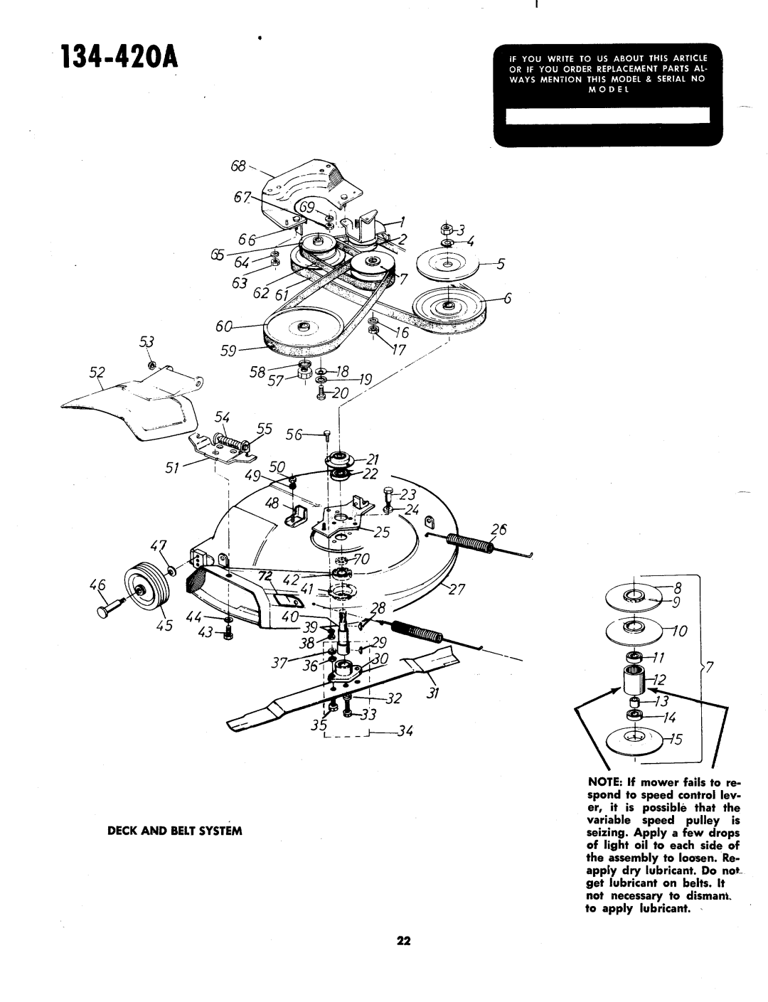 MTD 134-420A manual 