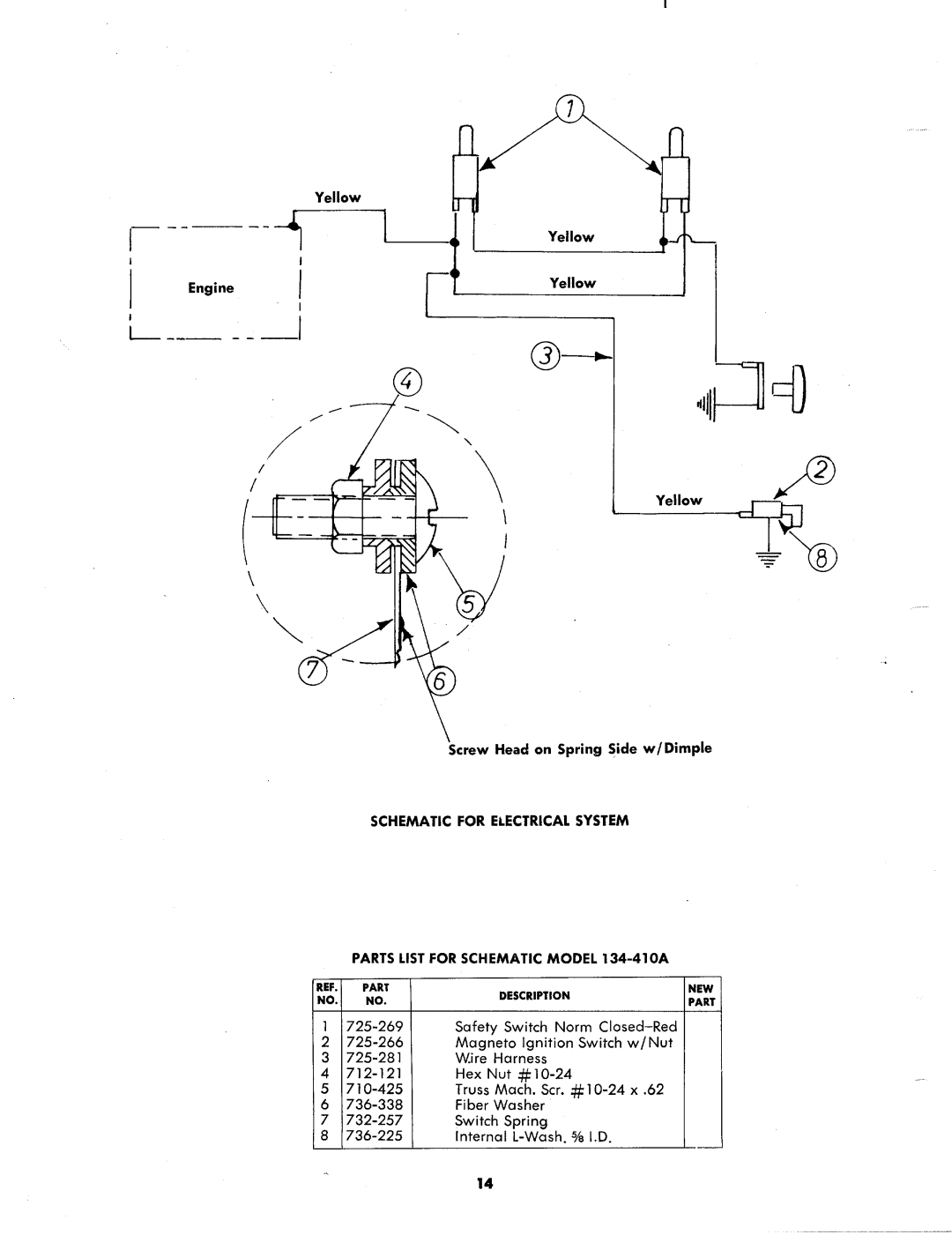 MTD 134-435A, 134-430A, 134-434A manual 