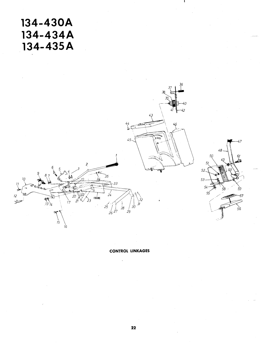 MTD 134-434A, 134-430A, 134-435A manual 