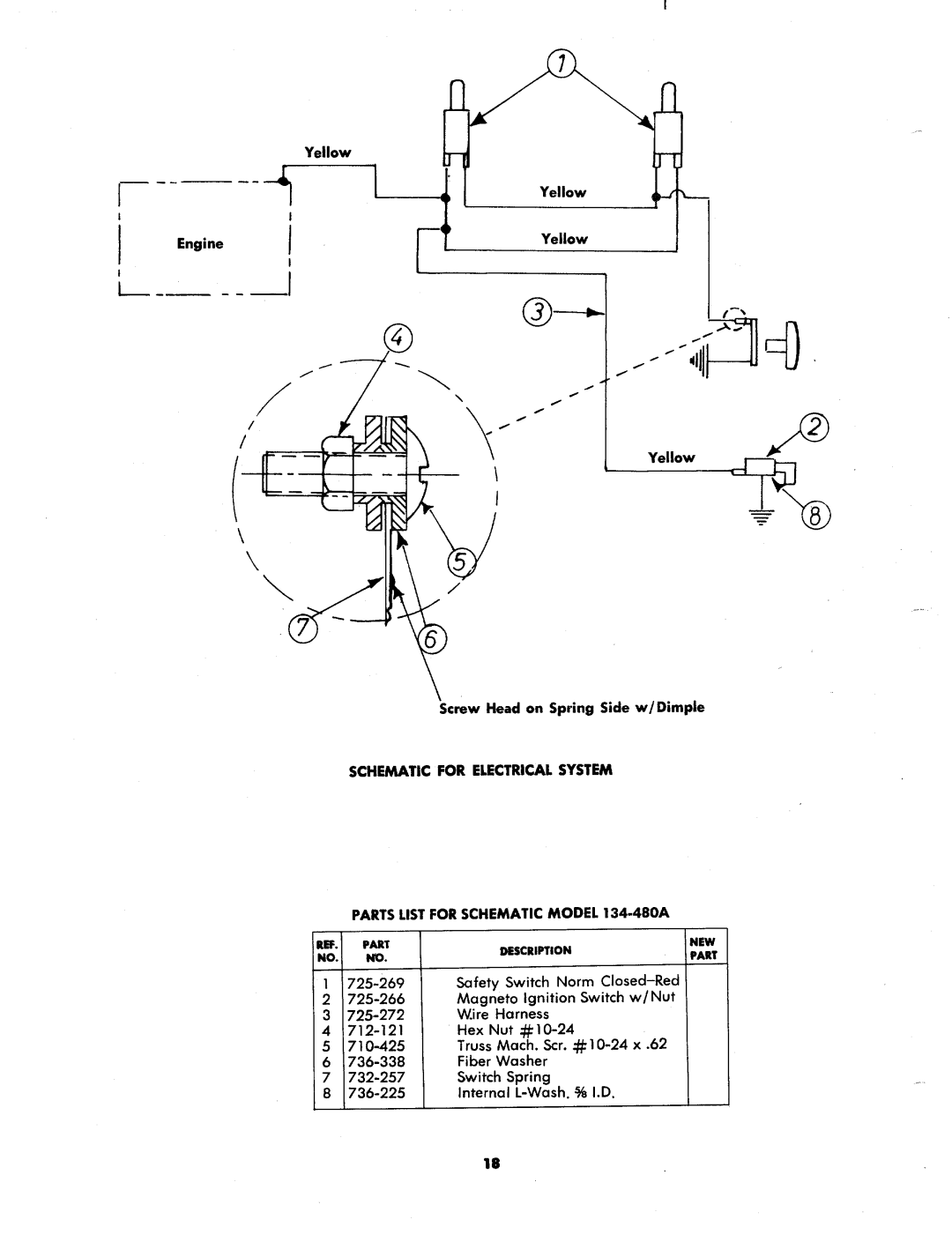 MTD 134-480A, 134-485A manual 