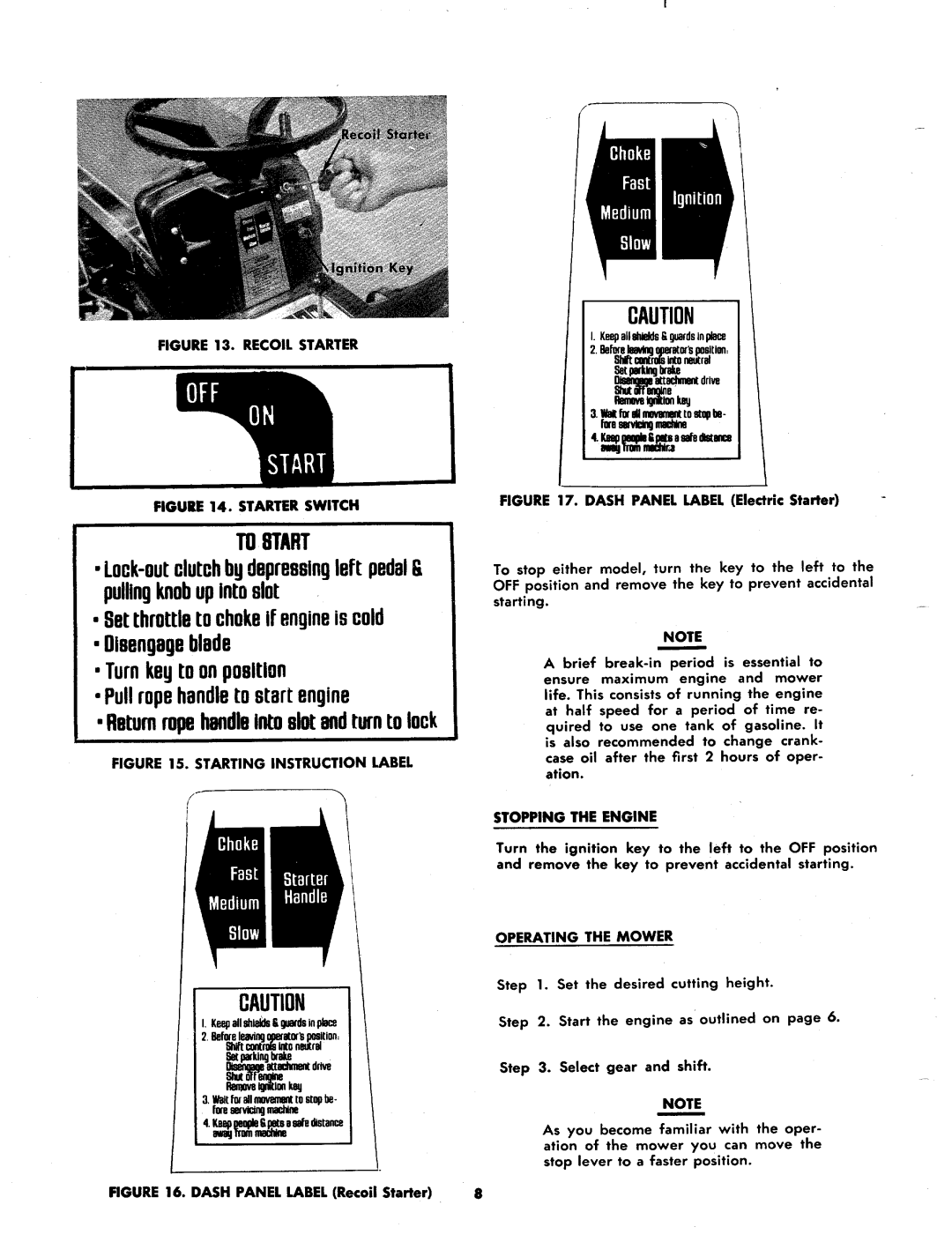 MTD 134-480A, 134-485A manual 