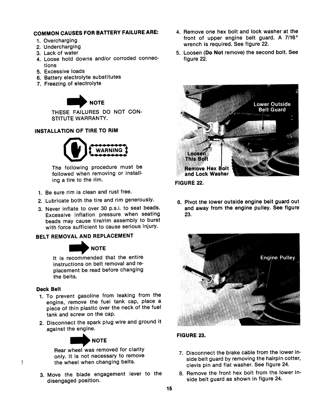 MTD 134-510-000, 134-511-000, 134-500-000, 134-501-000 manual 