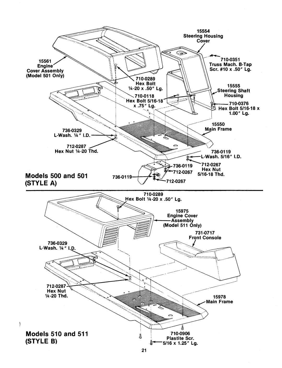 MTD 134-500-000, 134-511-000, 134-501-000, 134-510-000 manual 