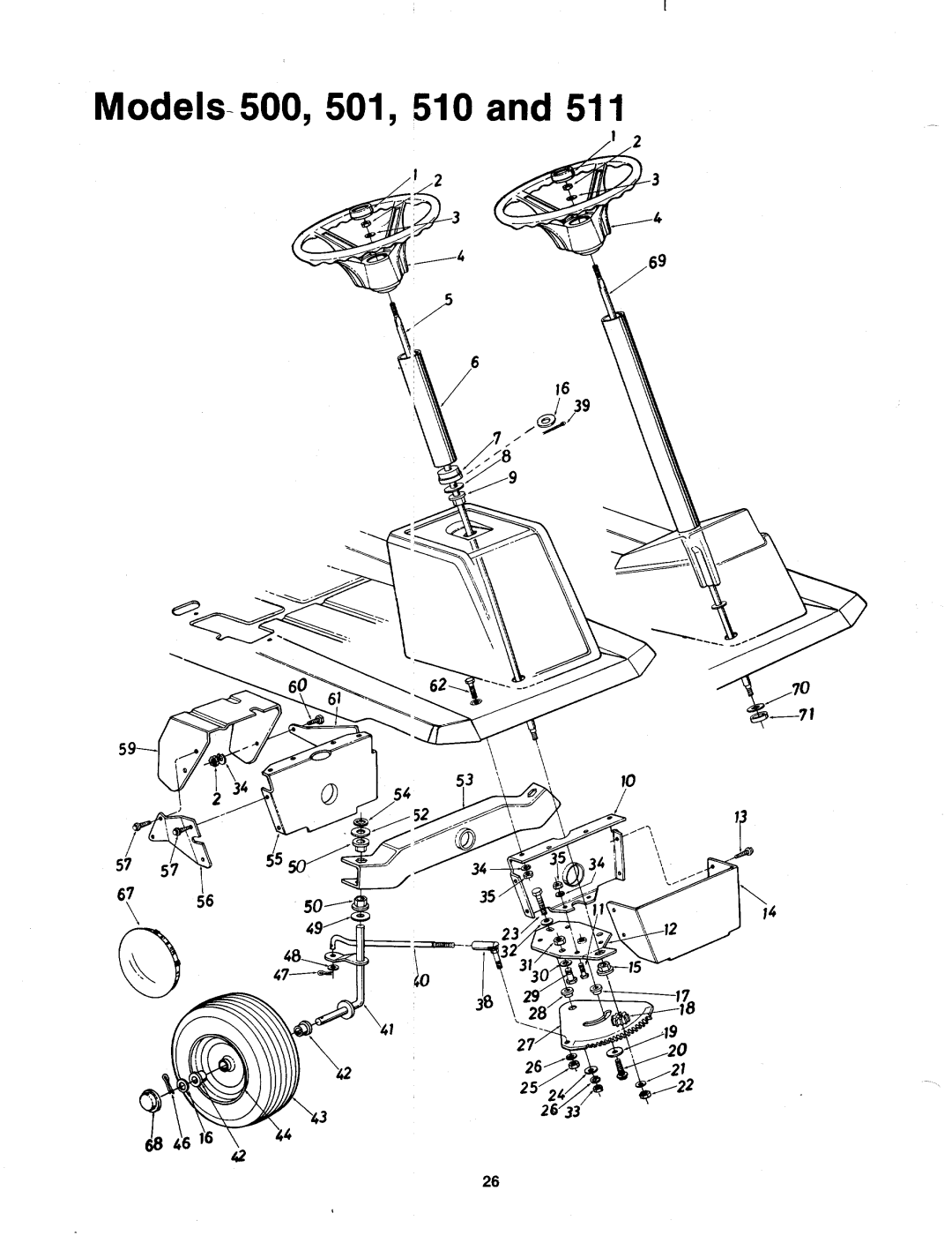 MTD 134-501-000, 134-511-000, 134-500-000, 134-510-000 manual 