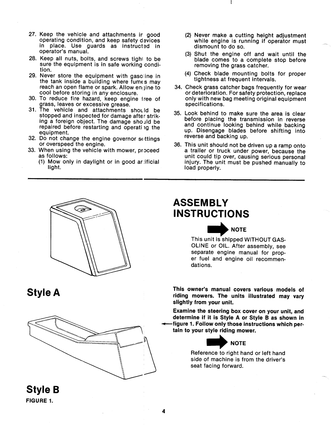 MTD 134-511-000, 134-500-000, 134-501-000, 134-510-000 manual 