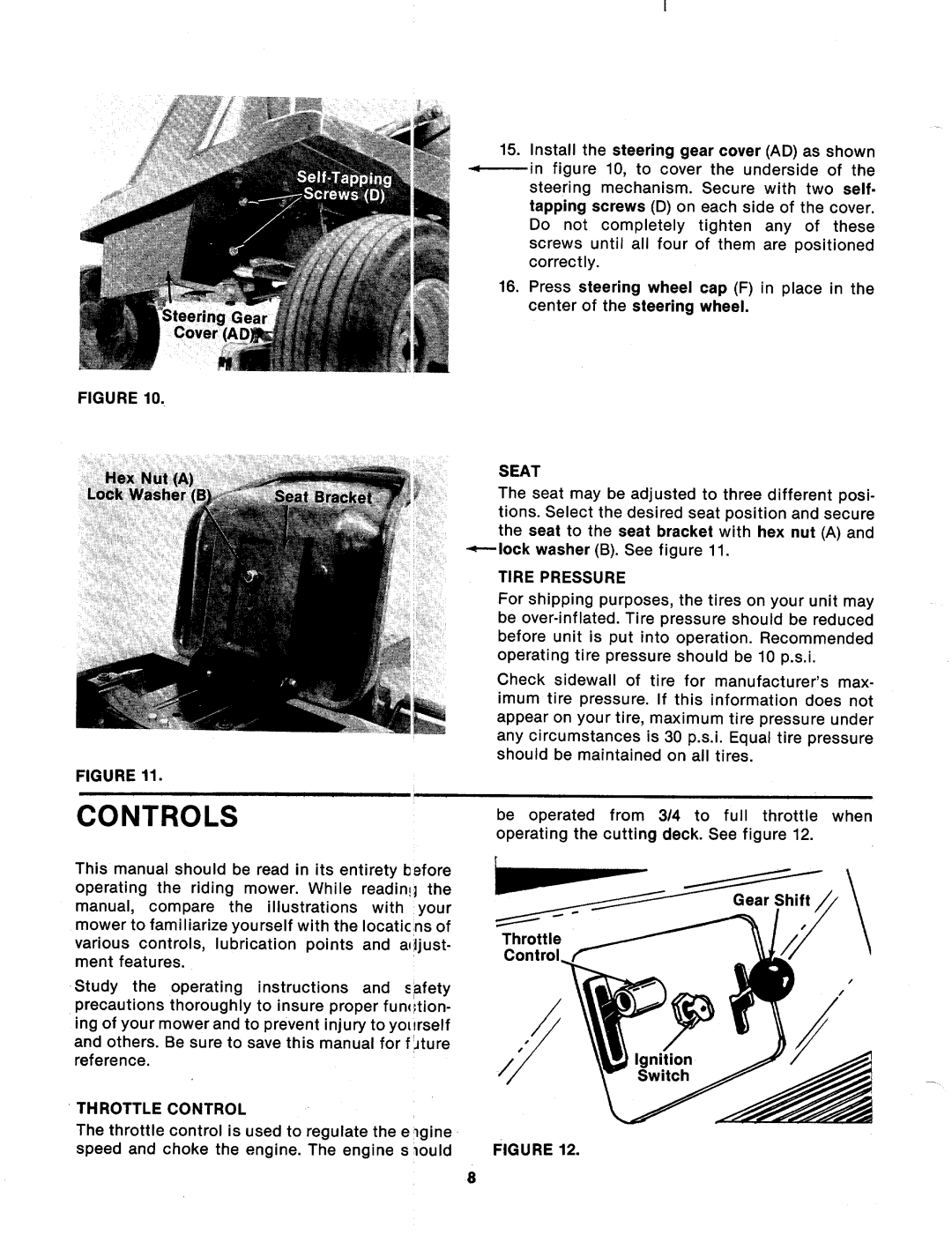 MTD 134-511-000, 134-500-000, 134-501-000, 134-510-000 manual 