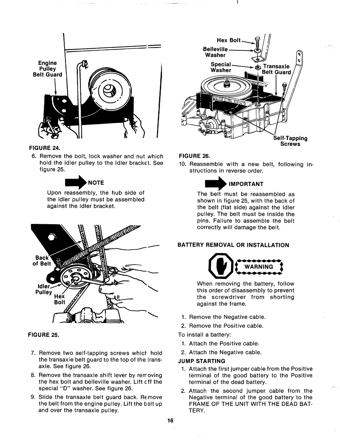 MTD 134-698-000, 134-618-000, 134-638-000, 134-668-000 manual 