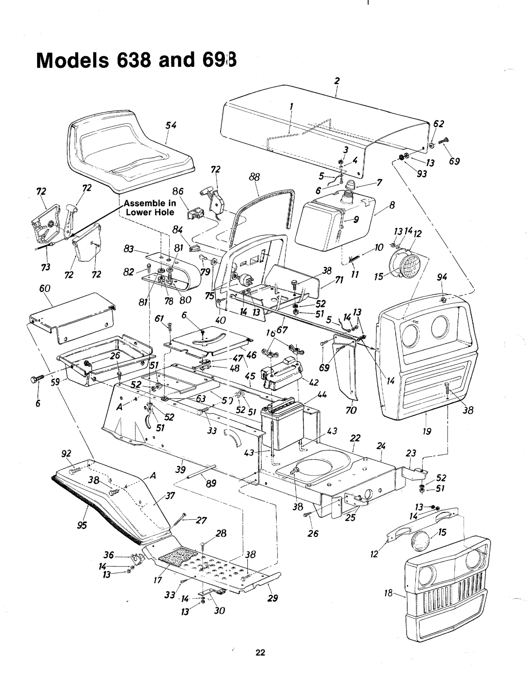 MTD 134-638-000, 134-698-000, 134-618-000, 134-668-000 manual 