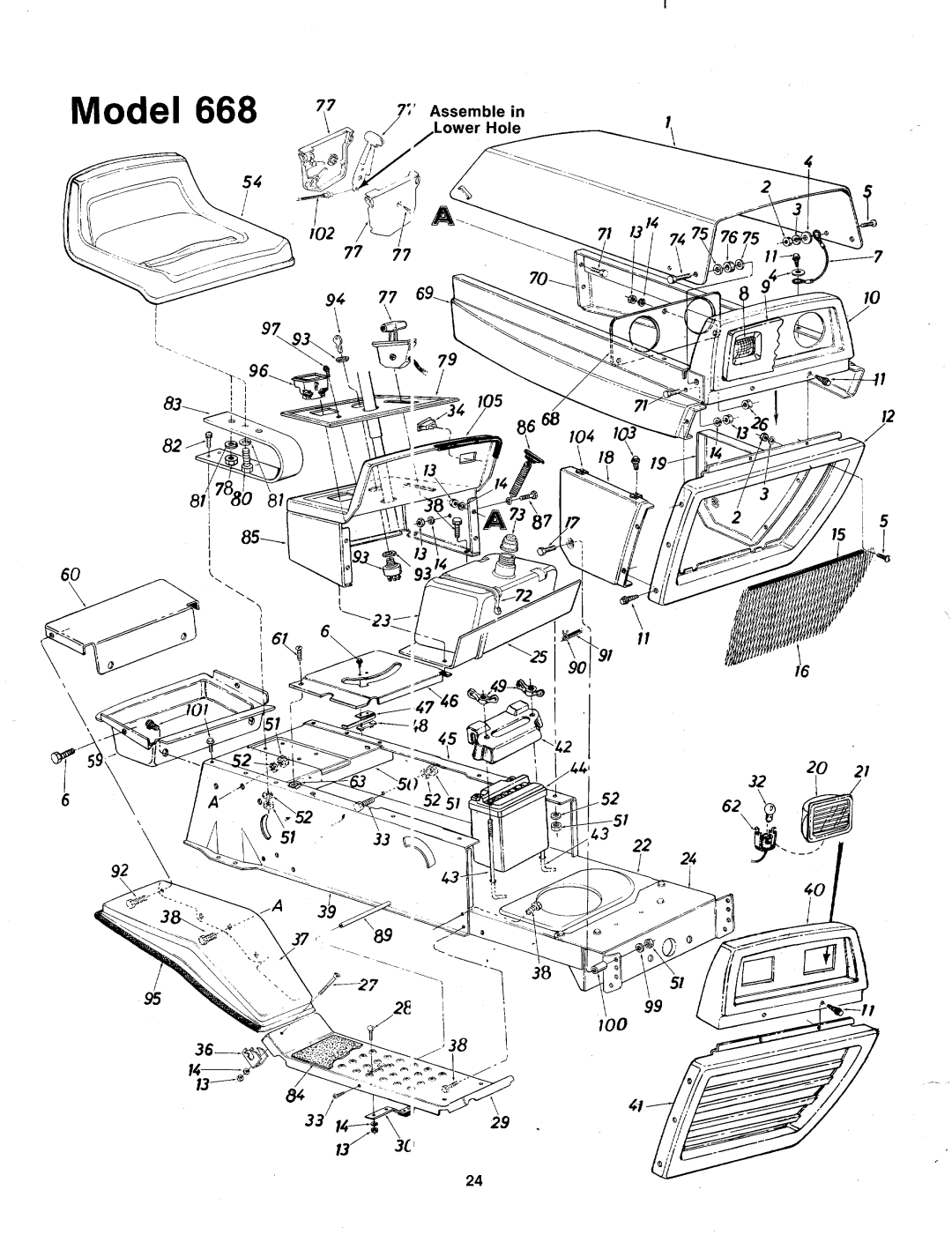 MTD 134-698-000, 134-618-000, 134-638-000, 134-668-000 manual 