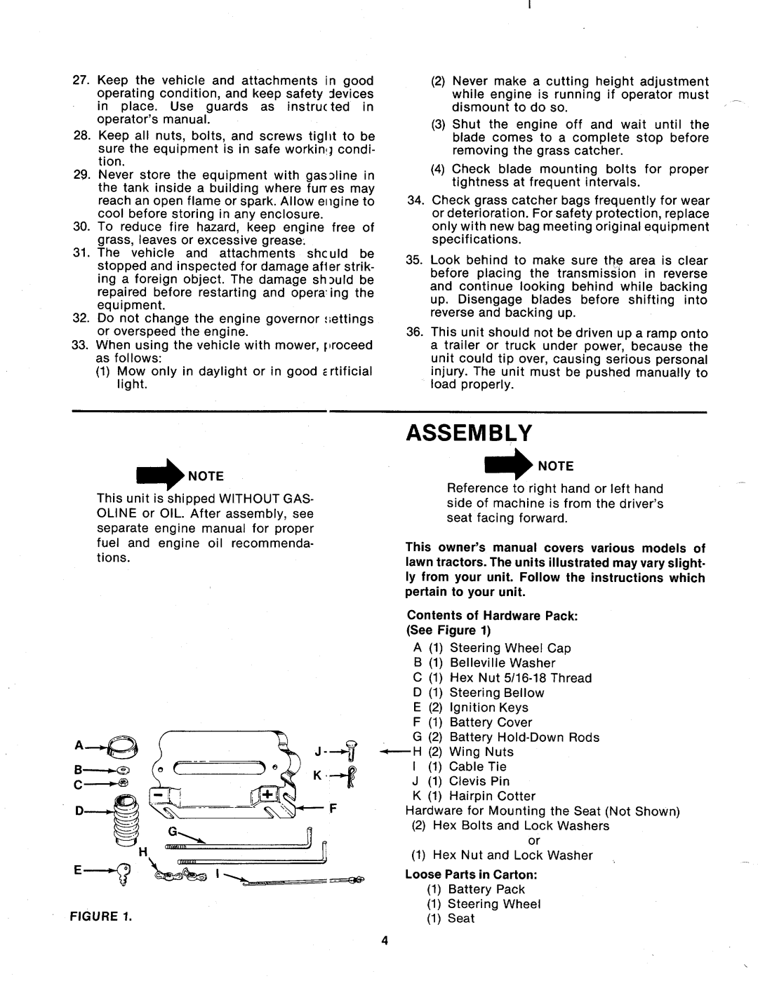 MTD 134-698-000, 134-618-000, 134-638-000, 134-668-000 manual 