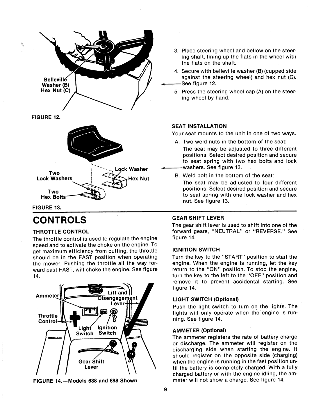 MTD 134-618-000, 134-698-000, 134-638-000, 134-668-000 manual 