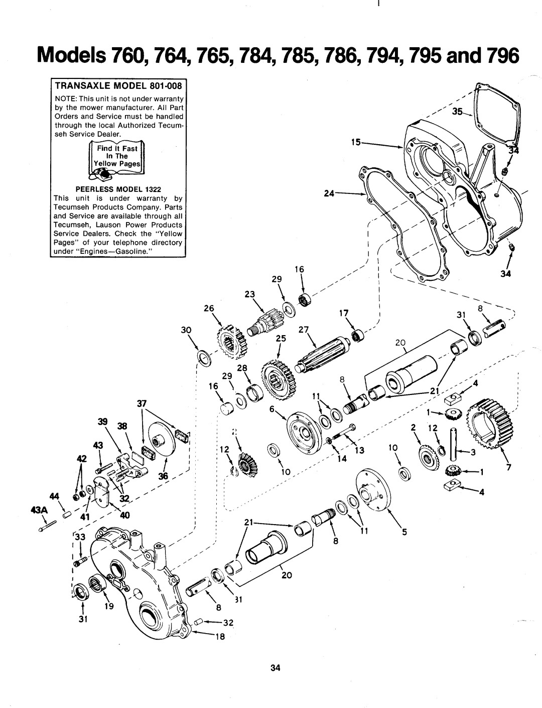 MTD 134-784-000, 134-785-000, 134-794-000, 134-795-000, 134-786-000, 134-764-000, 134-796-000, 134-760-000, 134-765-000 manual 