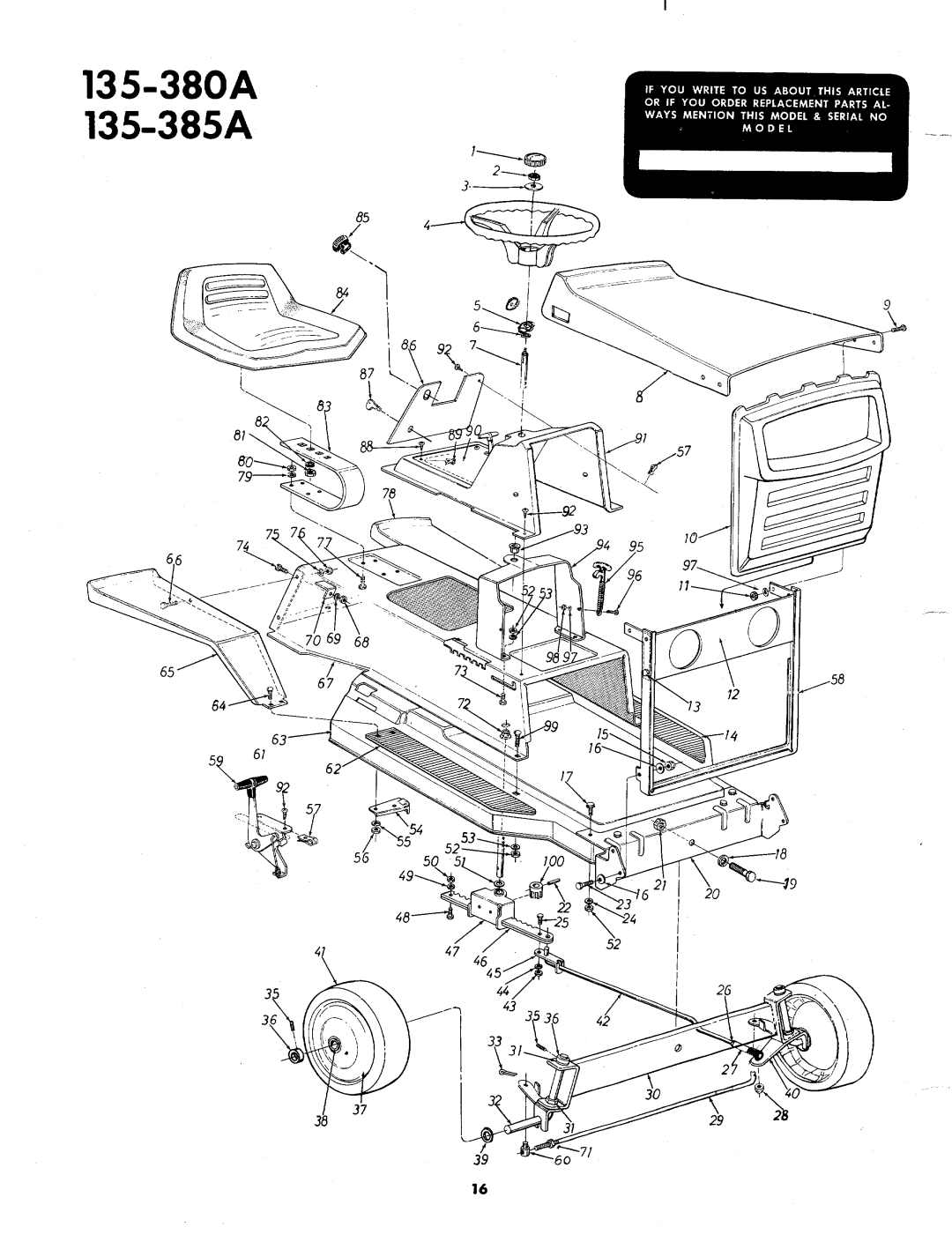 MTD 135-380A, 135-385A manual 