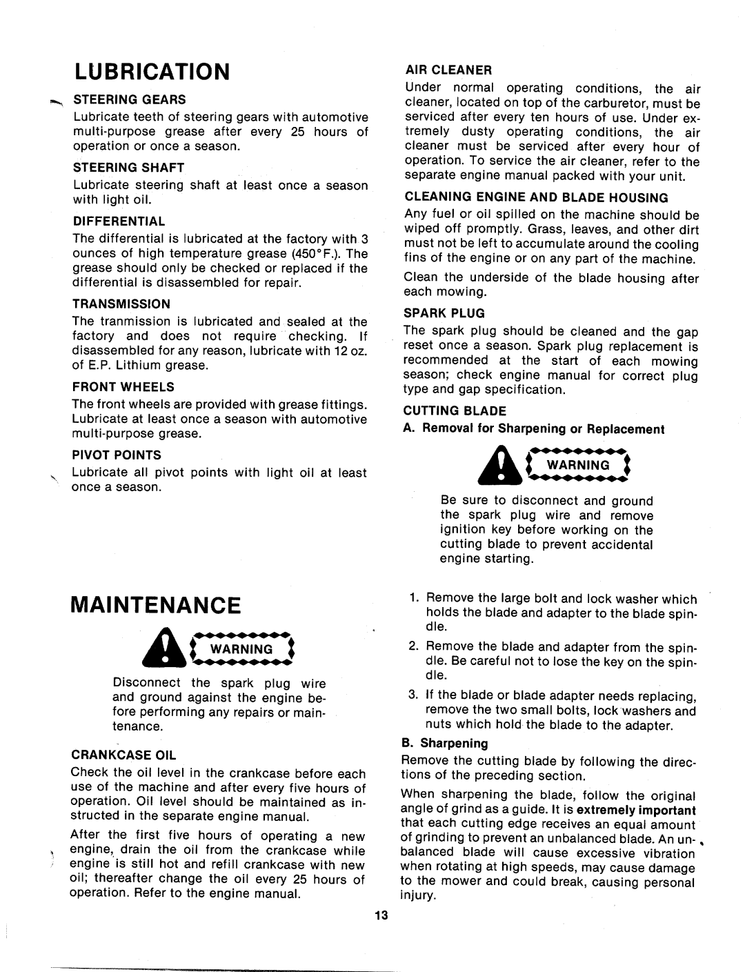 MTD 135-398-000, 135-395-000, 135-397-000 manual 