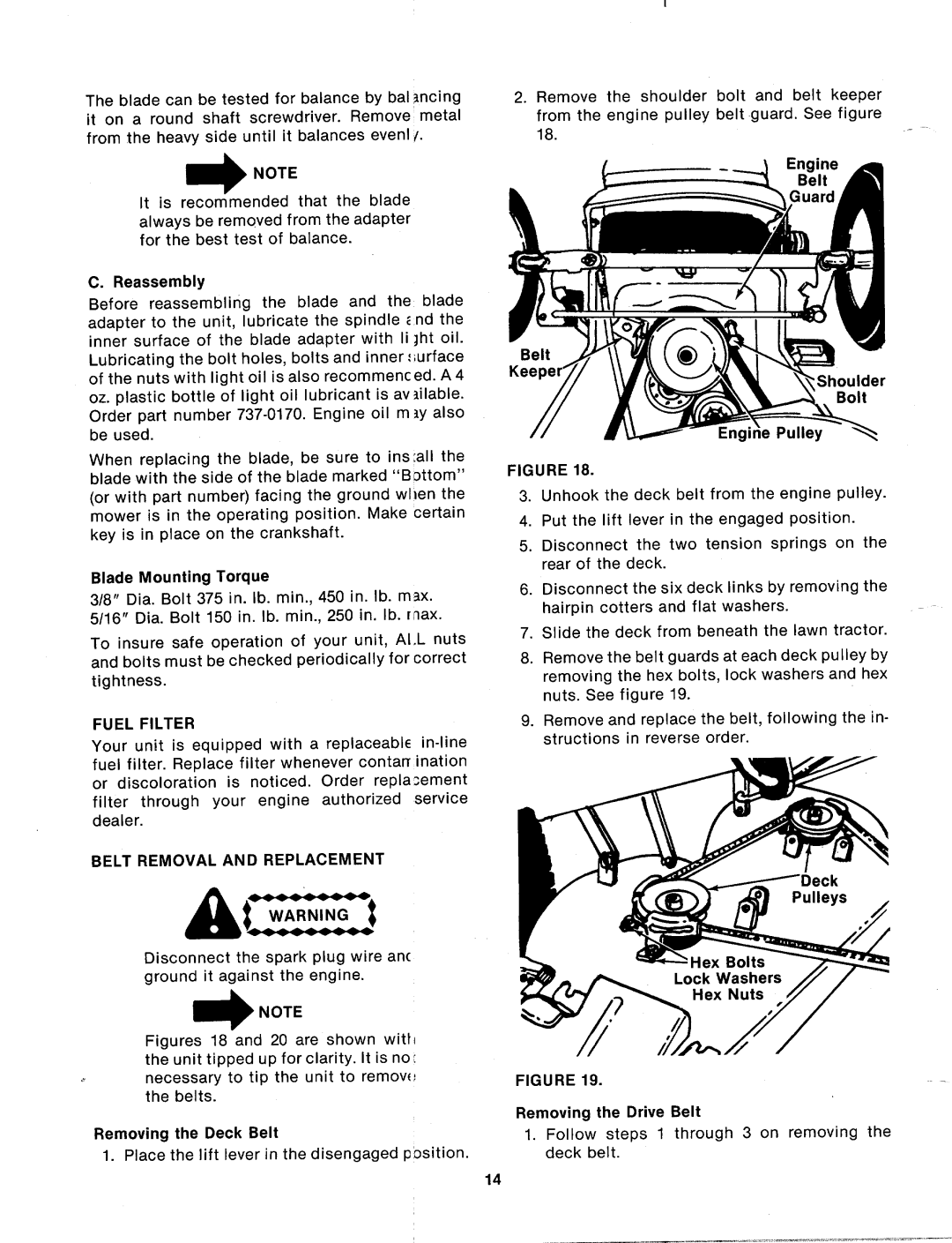 MTD 135-397-000, 135-395-000, 135-398-000 manual 