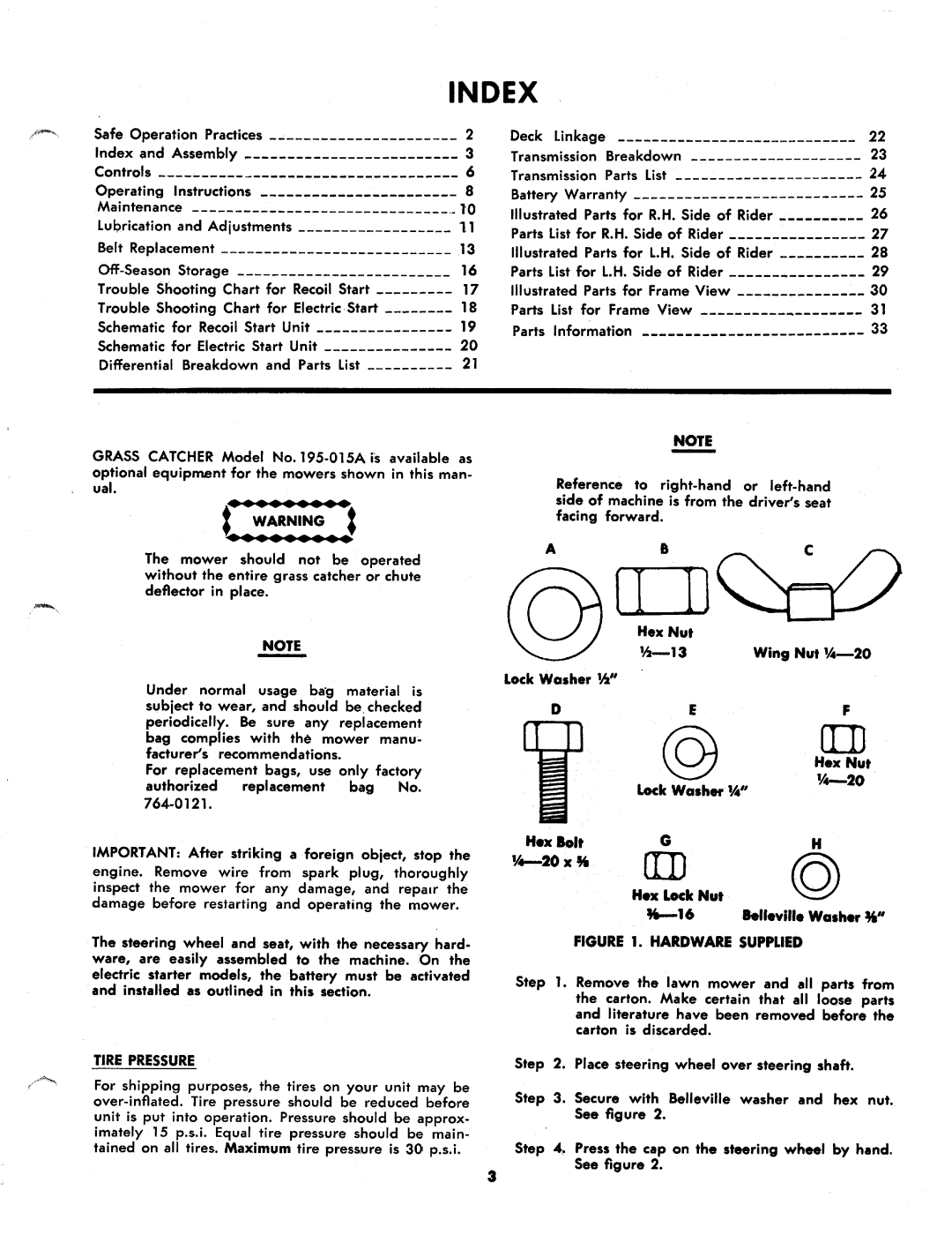 MTD 135-485A, 135-470A, 135-480A, 135-475A manual 