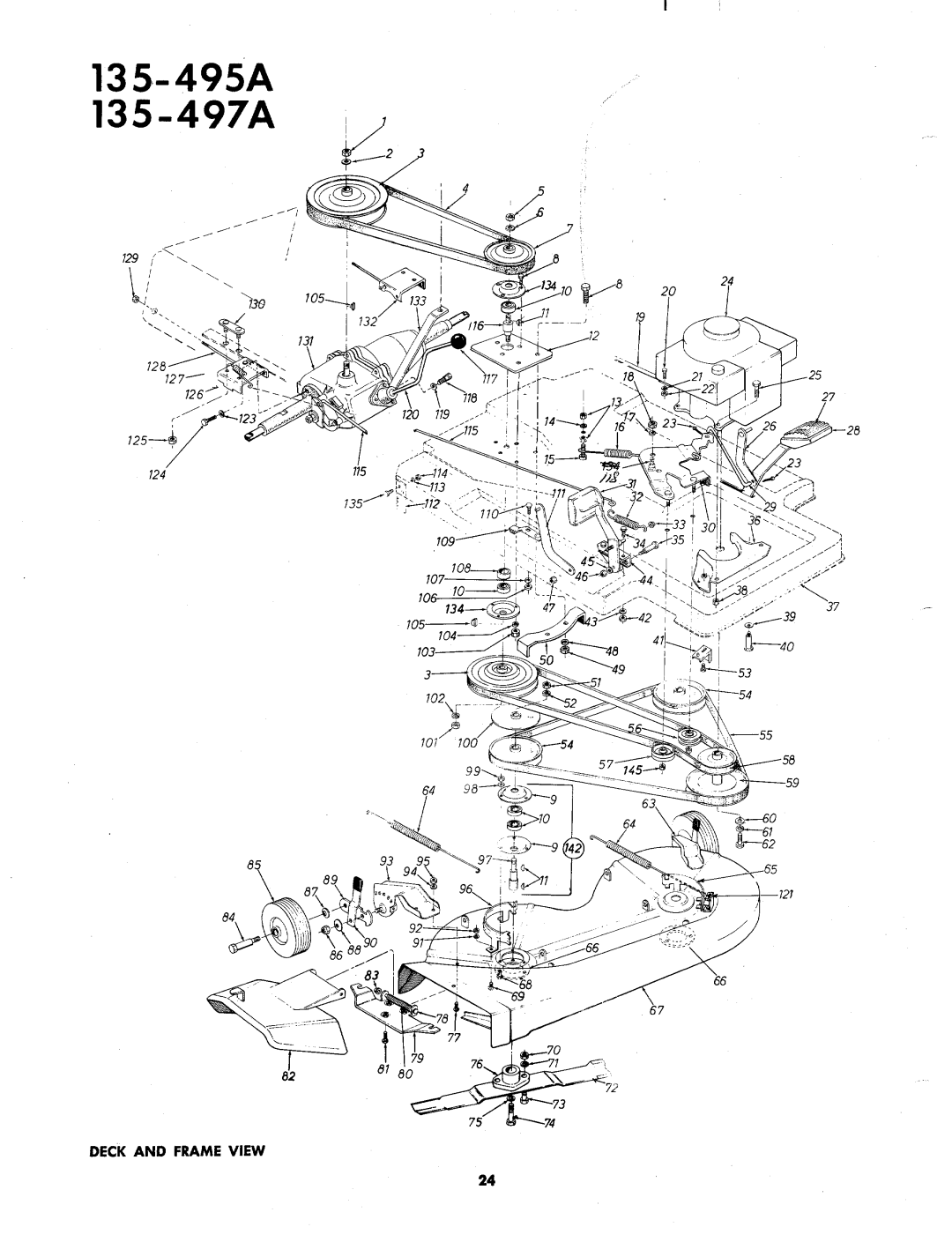 MTD 135-495A, 135-497A manual 