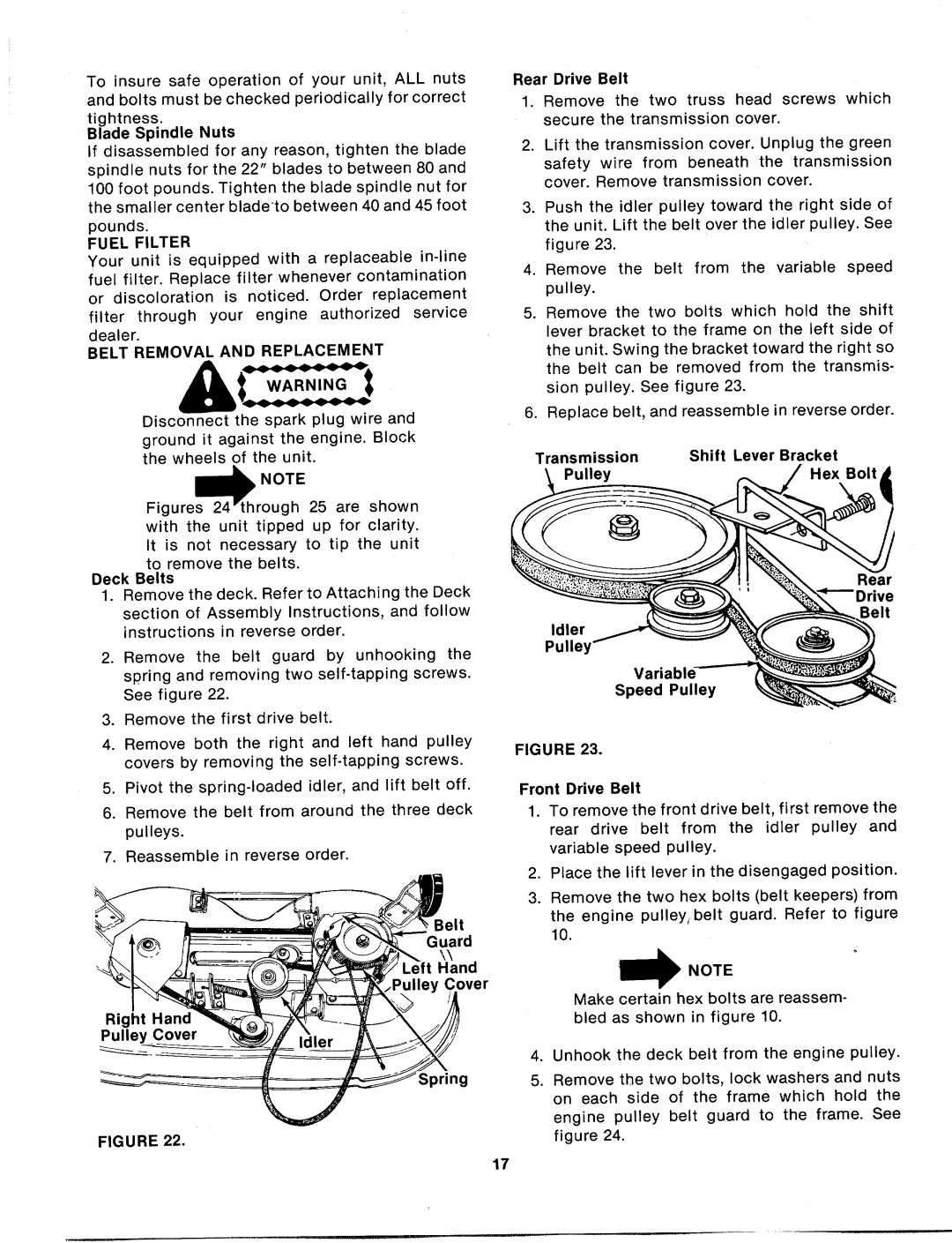 MTD 135-714-000, 135-715-000, 135-705-000, 135-704-000 manual 