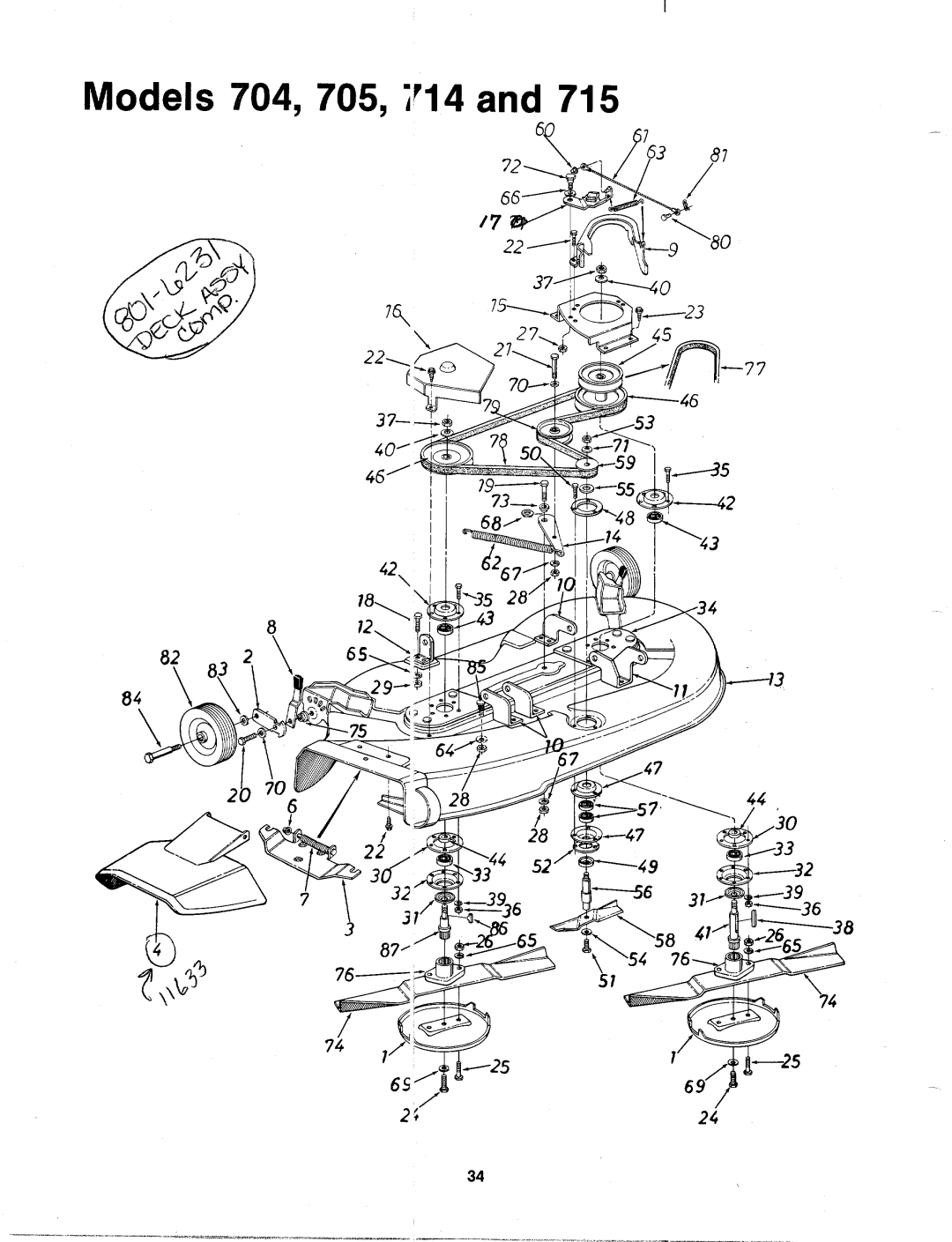 MTD 135-705-000, 135-715-000, 135-714-000, 135-704-000 manual 