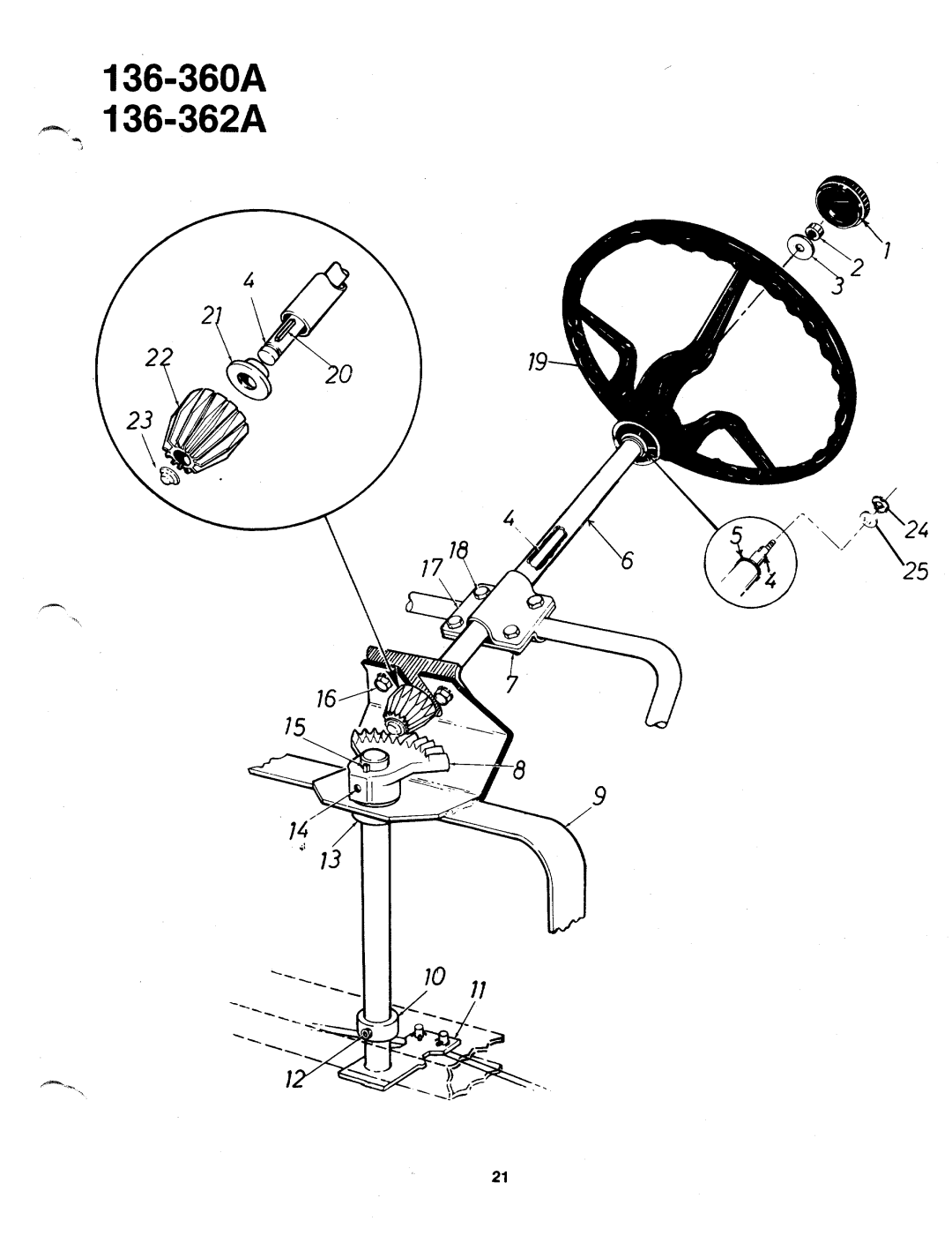 MTD 136-362A, 136-360A manual 