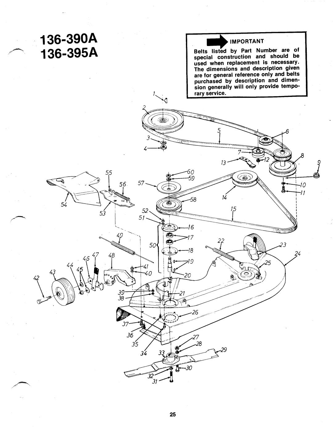 MTD 136-395A, 136-390A manual 