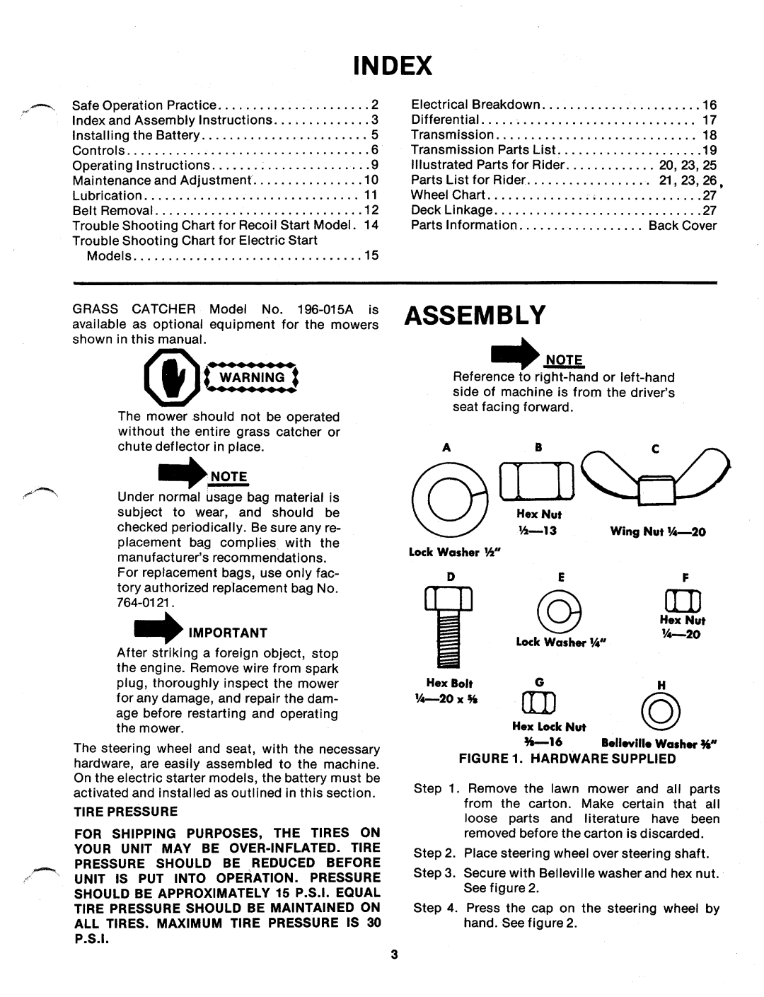 MTD 136-395A, 136-390A manual 