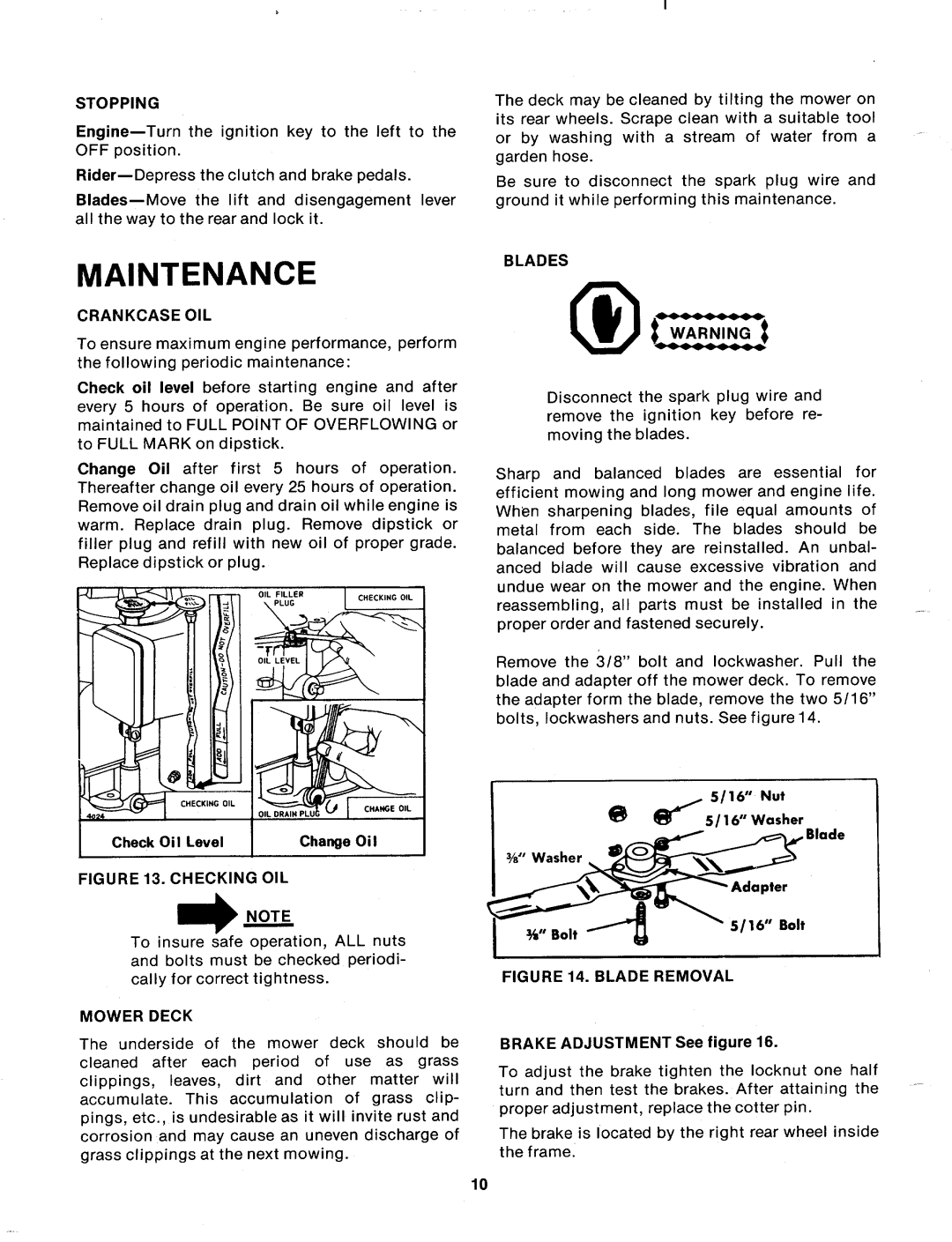 MTD 136-390A, 136-395A manual 