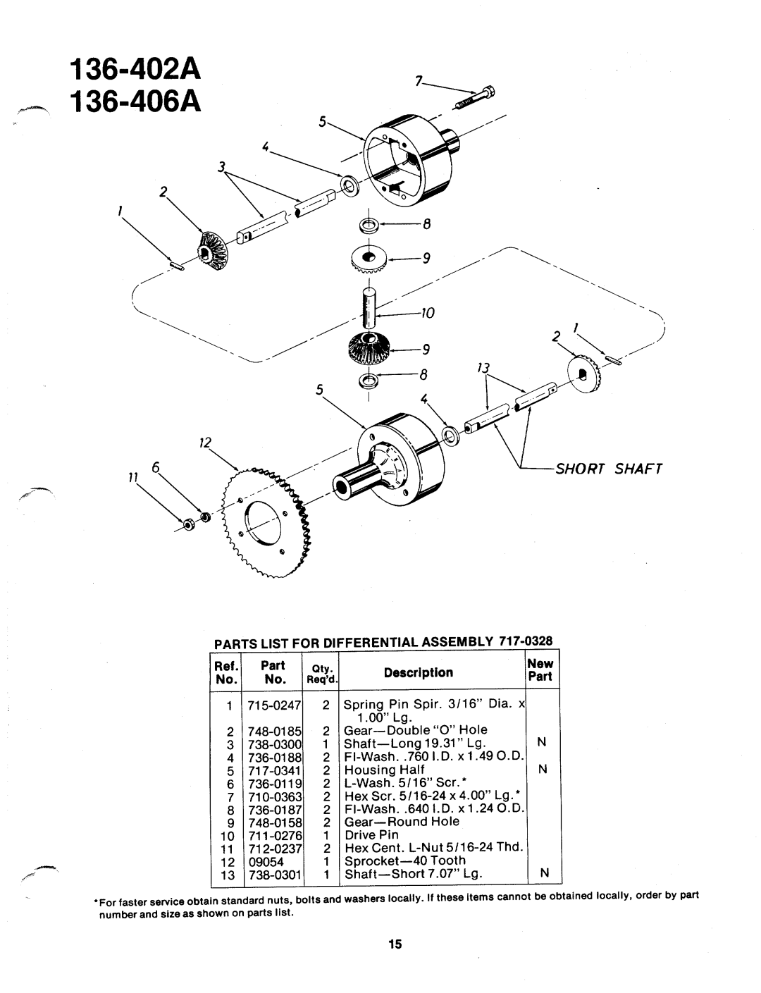 MTD 136-406A, 136-402A manual 