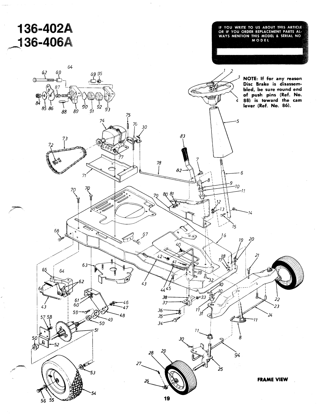 MTD 136-406A, 136-402A manual 