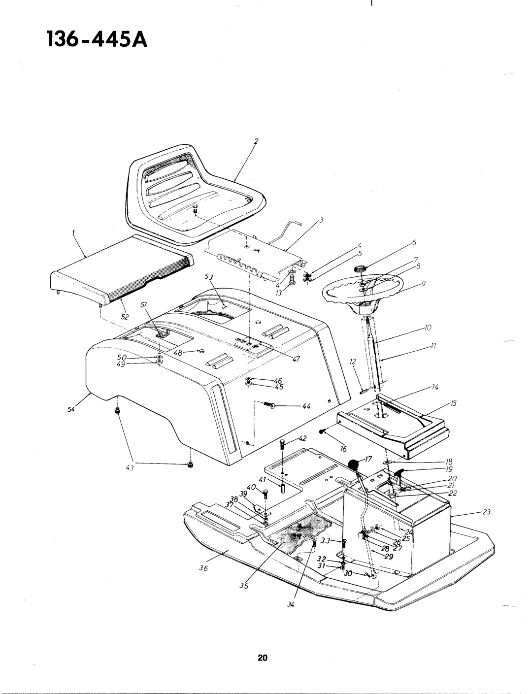 MTD 136-445A manual 