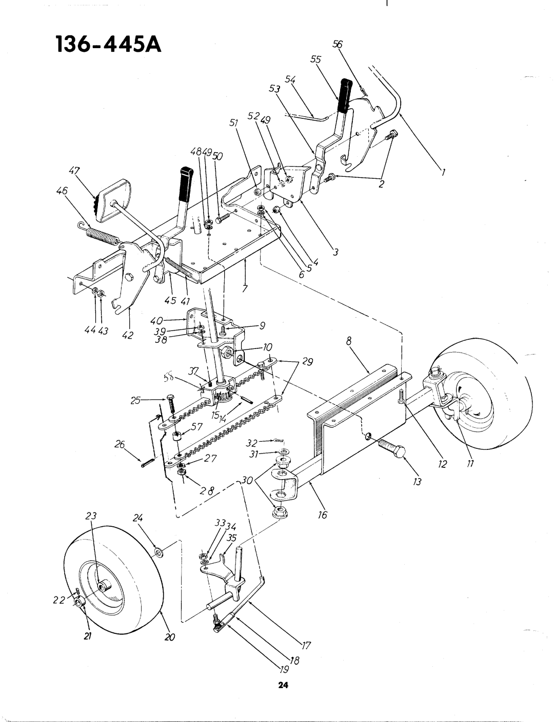 MTD 136-445A manual 