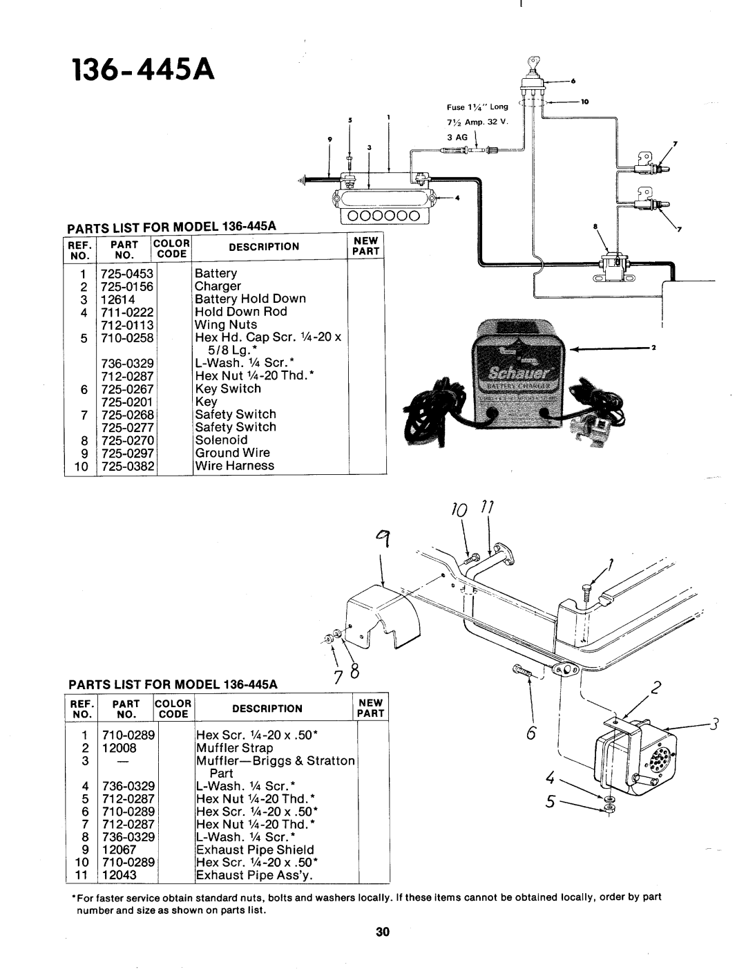 MTD 136-445A manual 