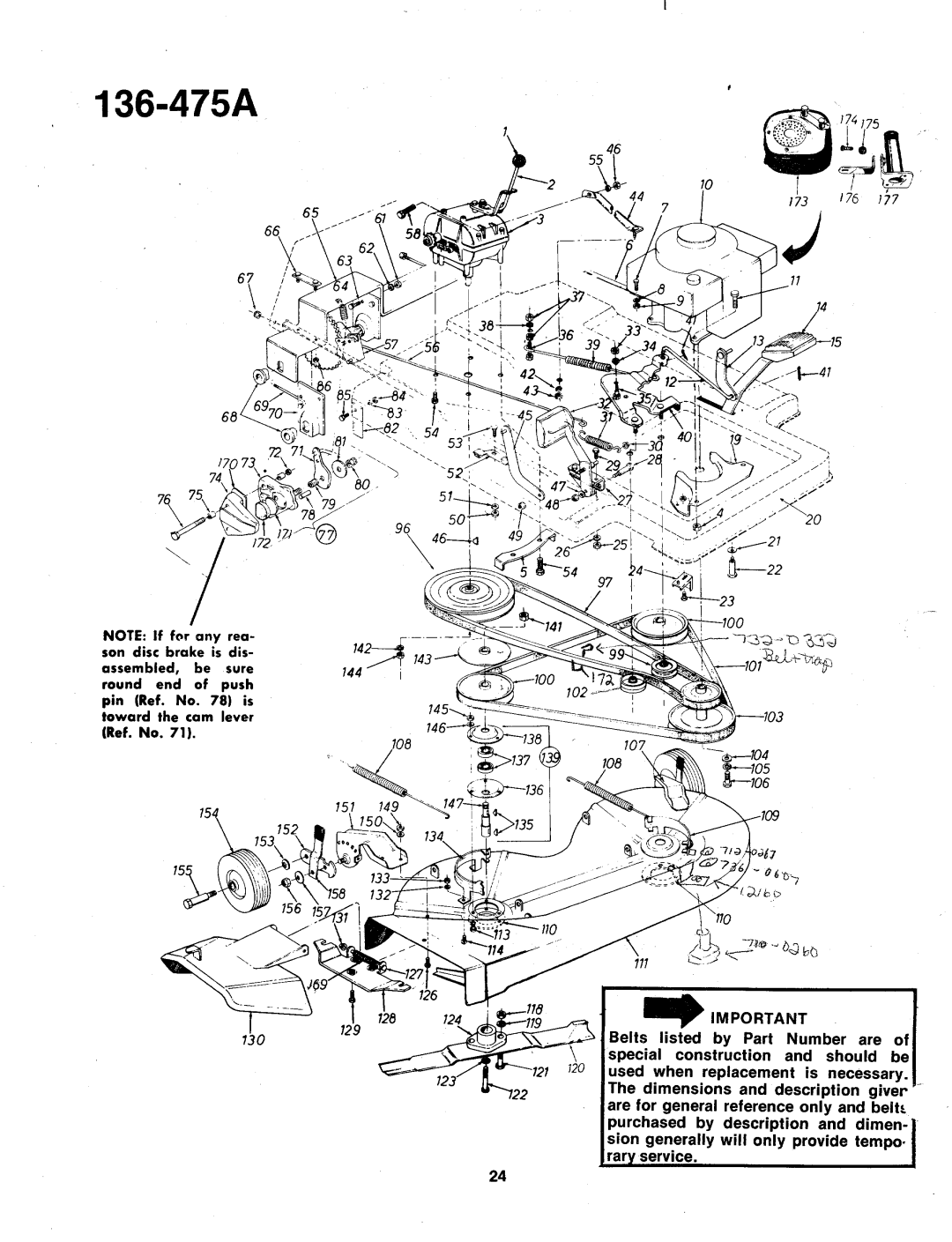 MTD 136-475A manual 