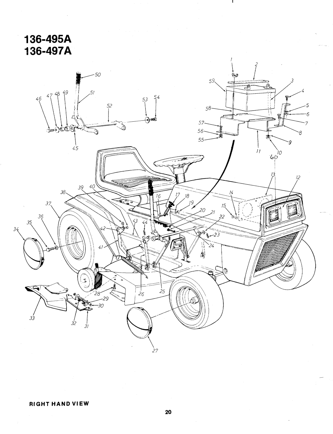 MTD 136-495A, 136-497A manual 