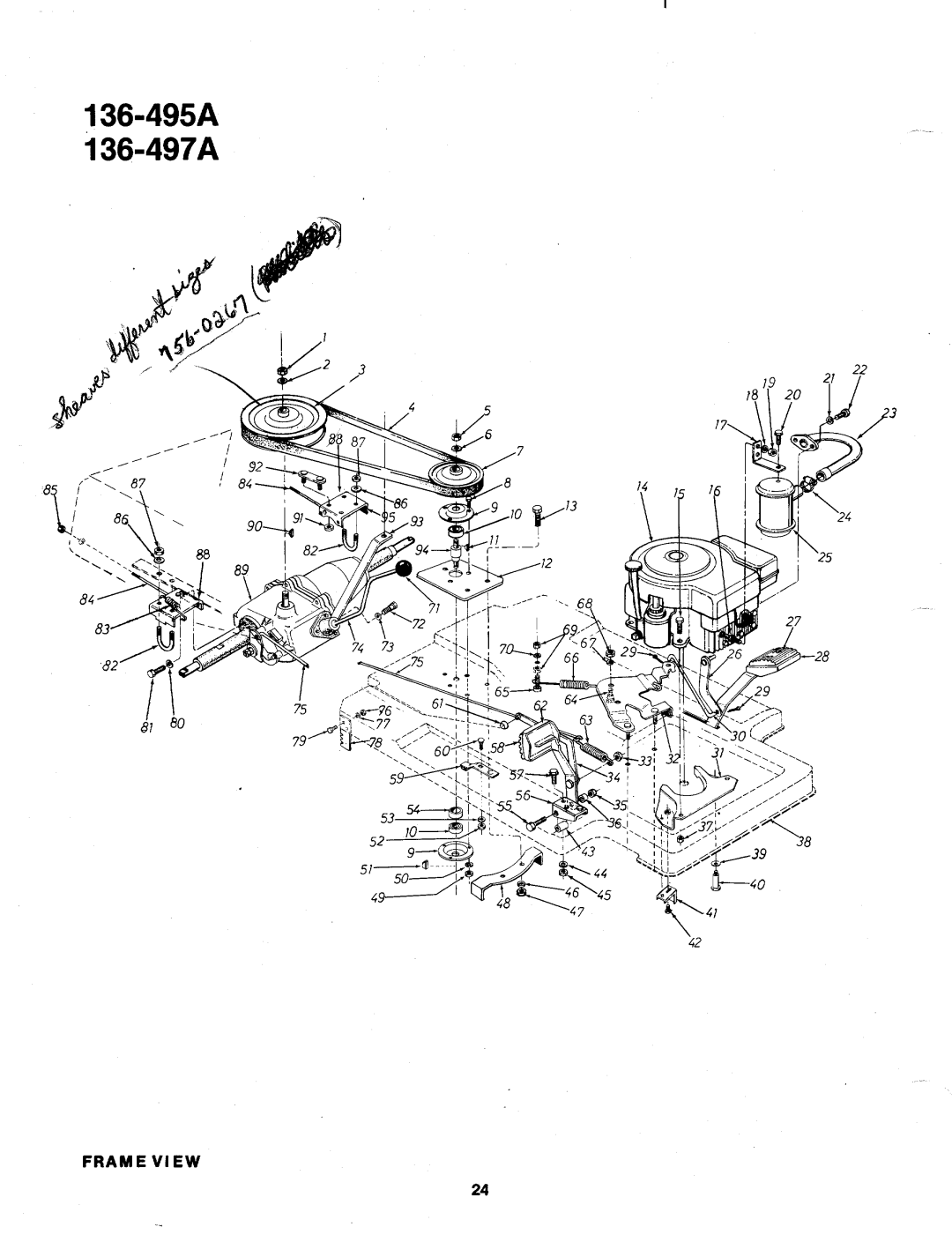 MTD 136-495A, 136-497A manual 