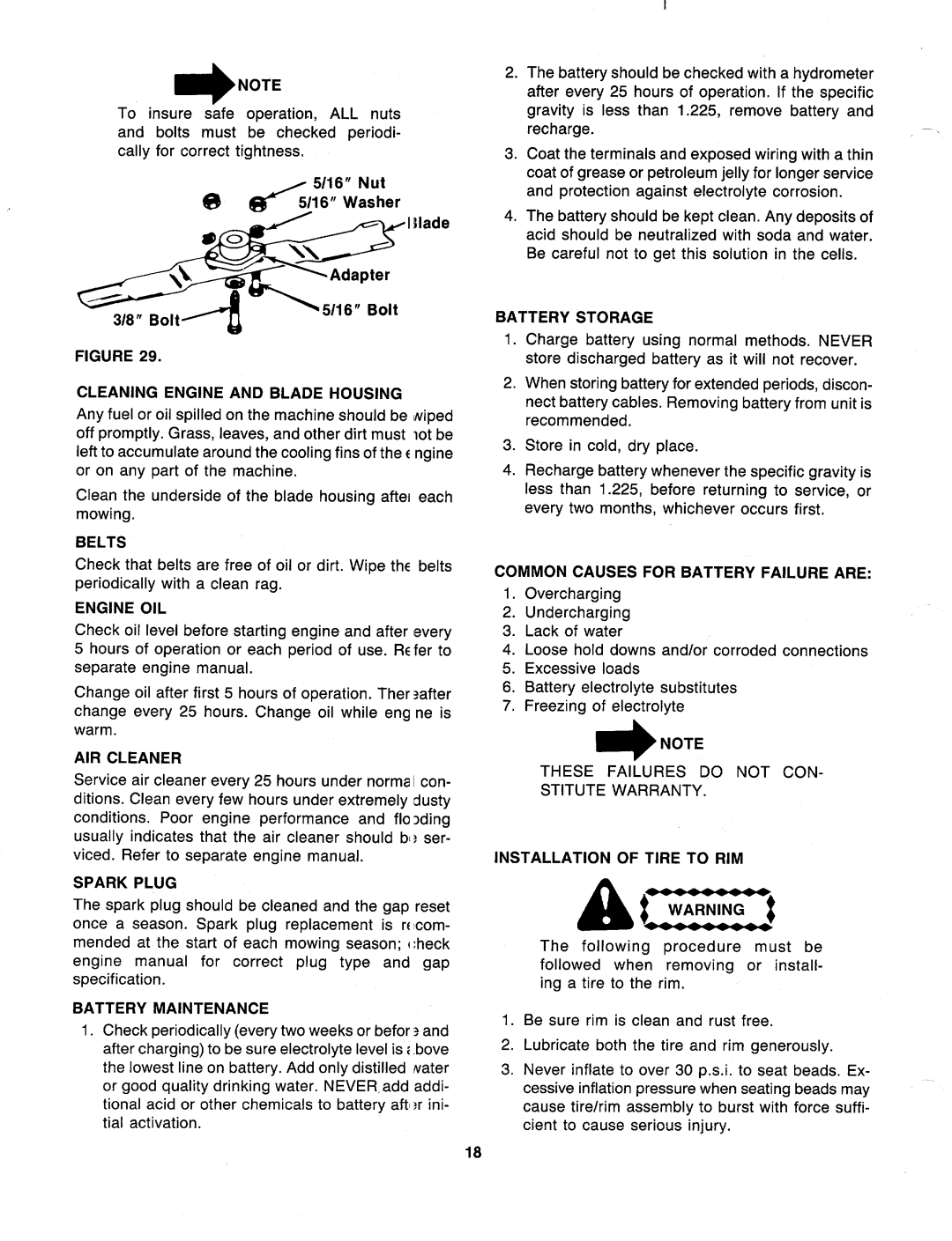 MTD 136-508-000, 136-511-000, 136-518-000, 136-501-000 manual 