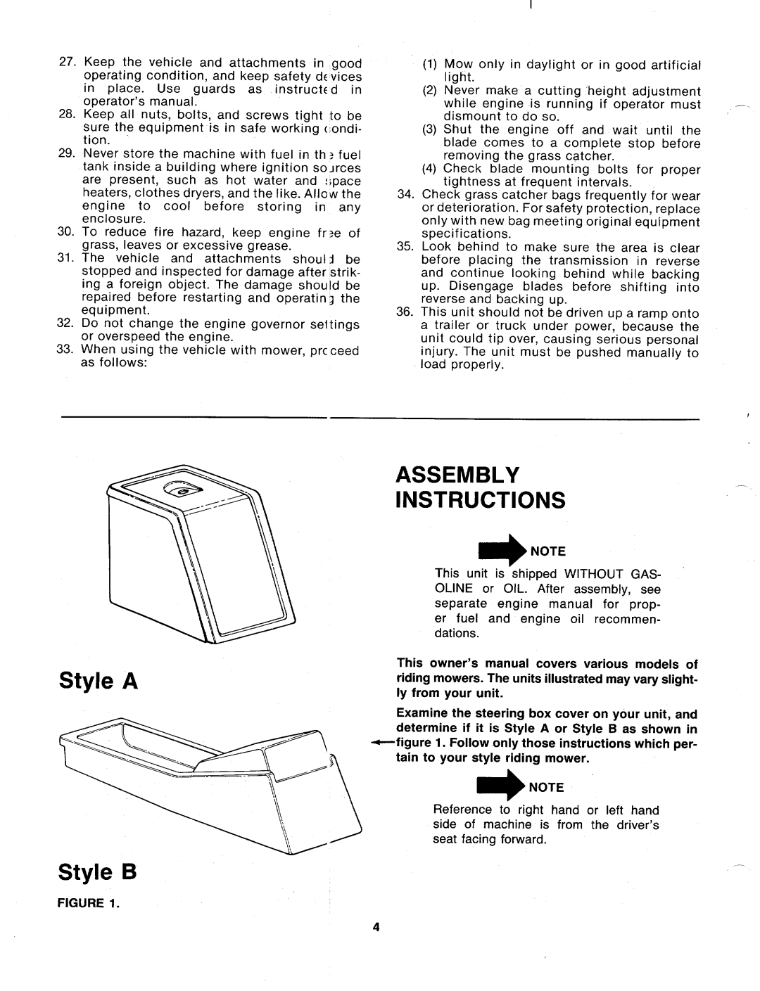 MTD 136-511-000, 136-518-000, 136-508-000, 136-501-000 manual 