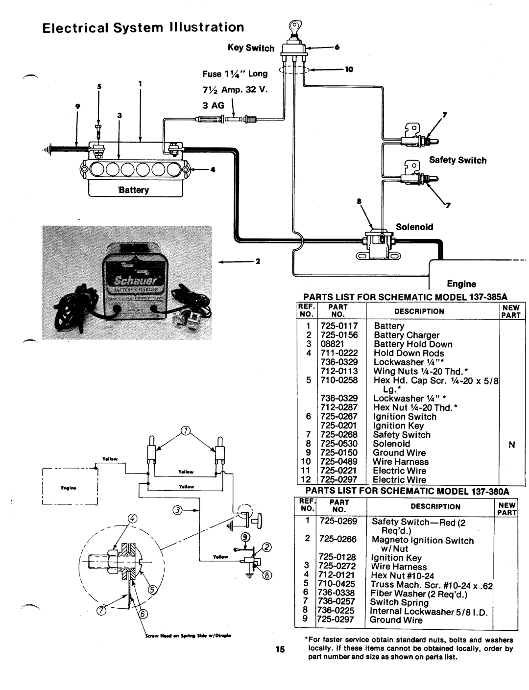 MTD 137-385-300, 137-380-300, 137-380A, 137-385A manual 